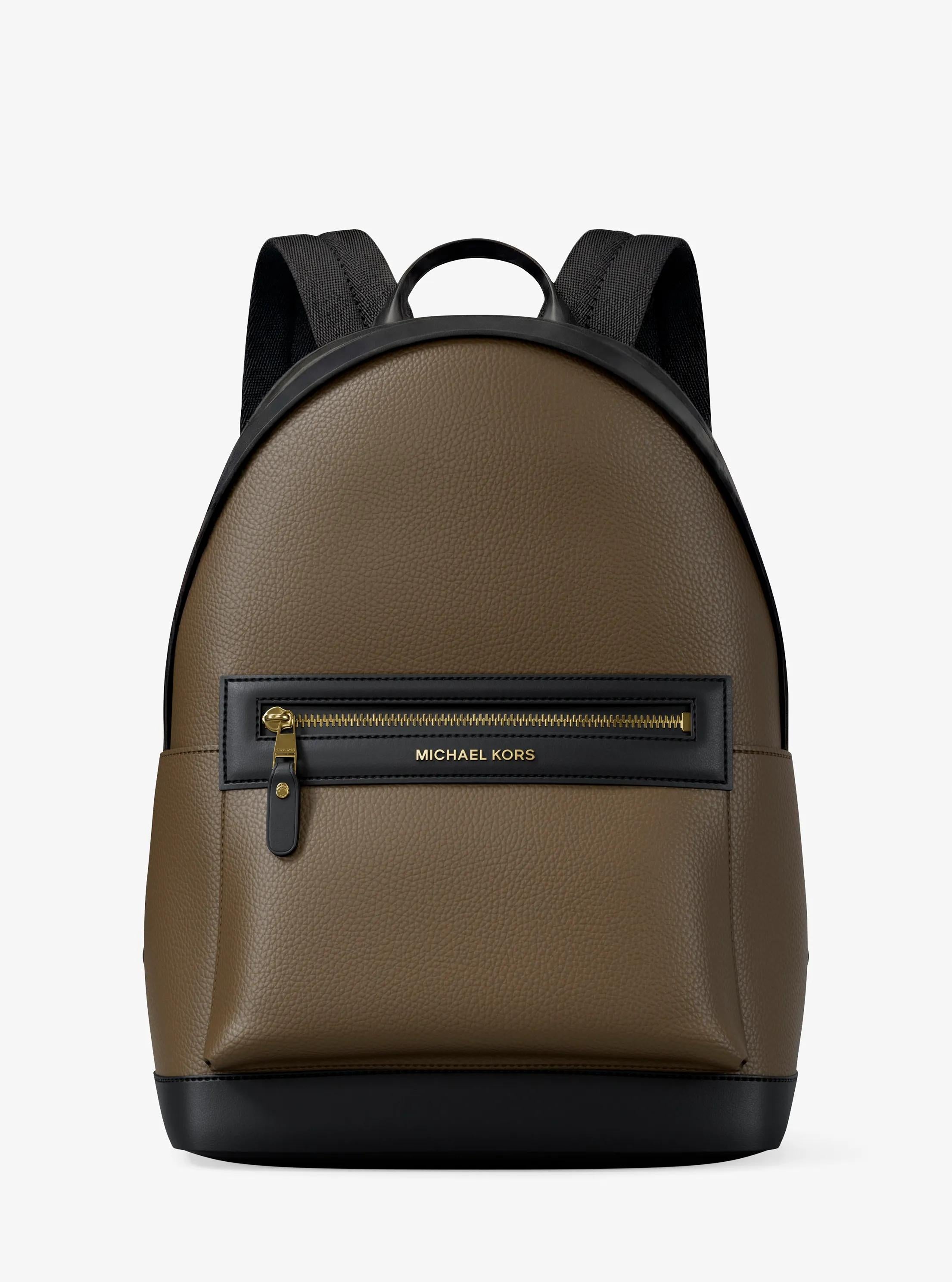 Michael Kors Jet Set Pebbled Leather Backpack Travel School Bag