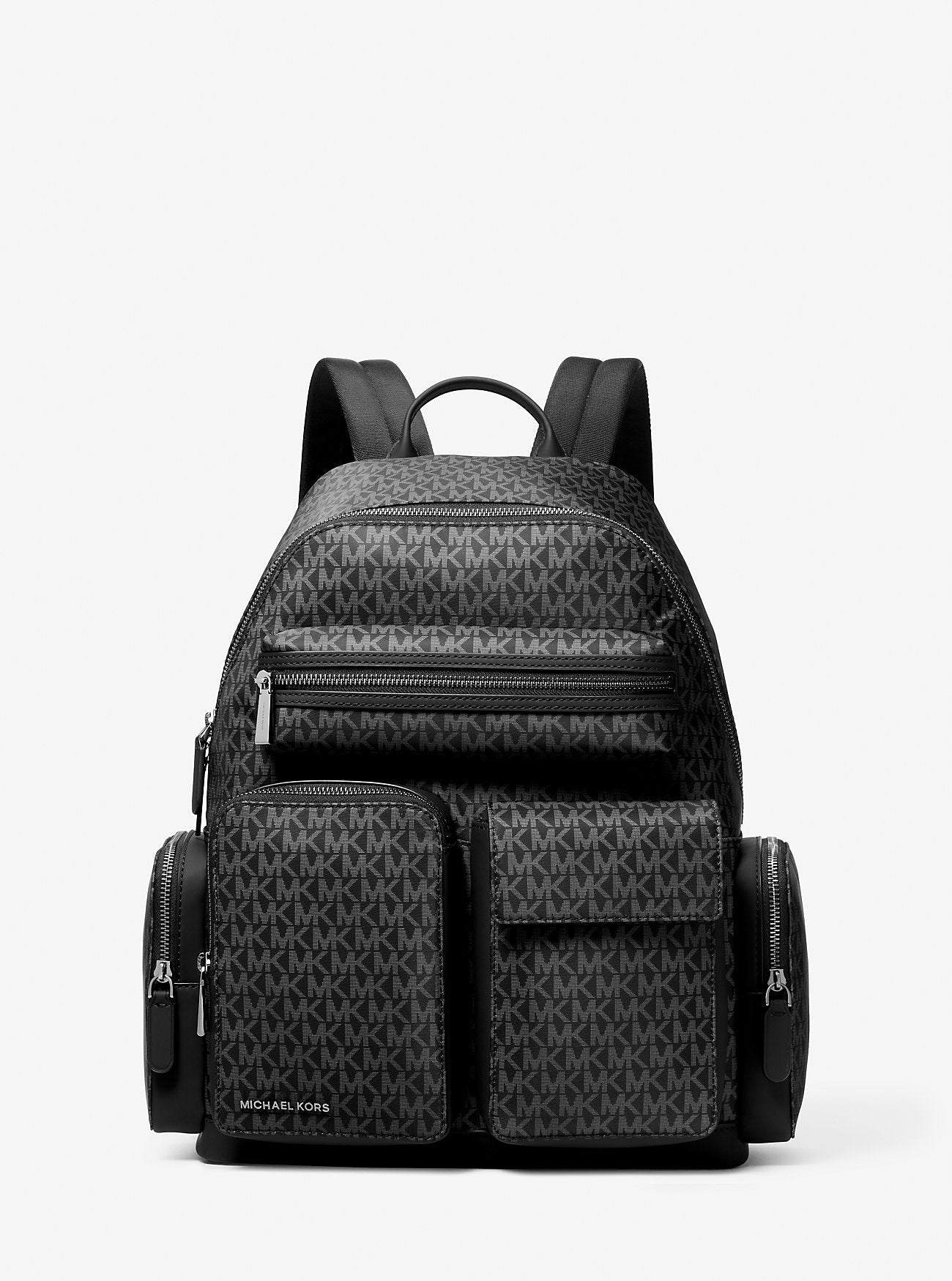 Michael Kors Brooklyn Medium Printed Signature Signature Logo Cargo Backpack Travel School Bag