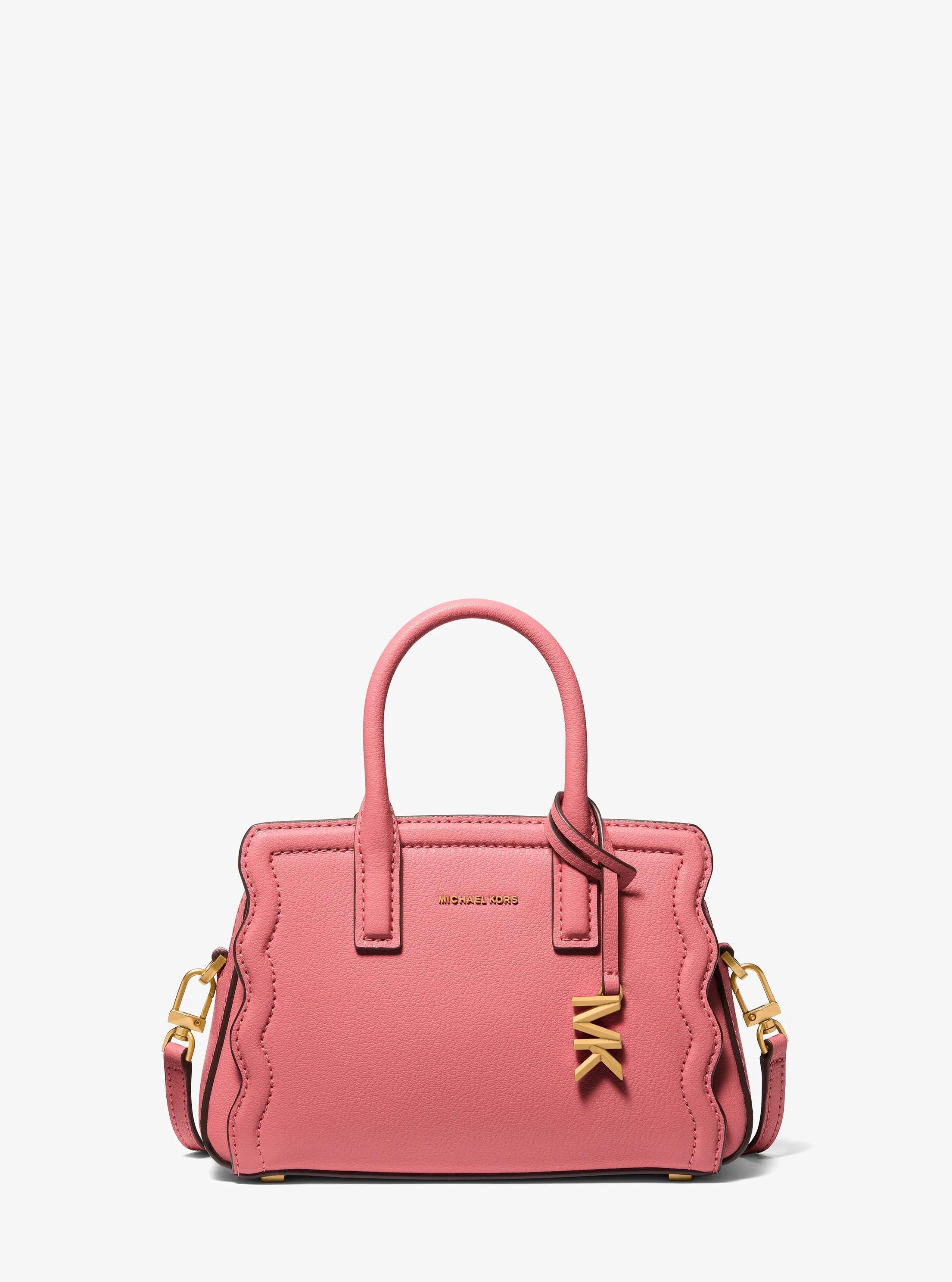 Michael Kors Laila Extra-Small Pebbled Leather Convertible Crossbody Bag Bag