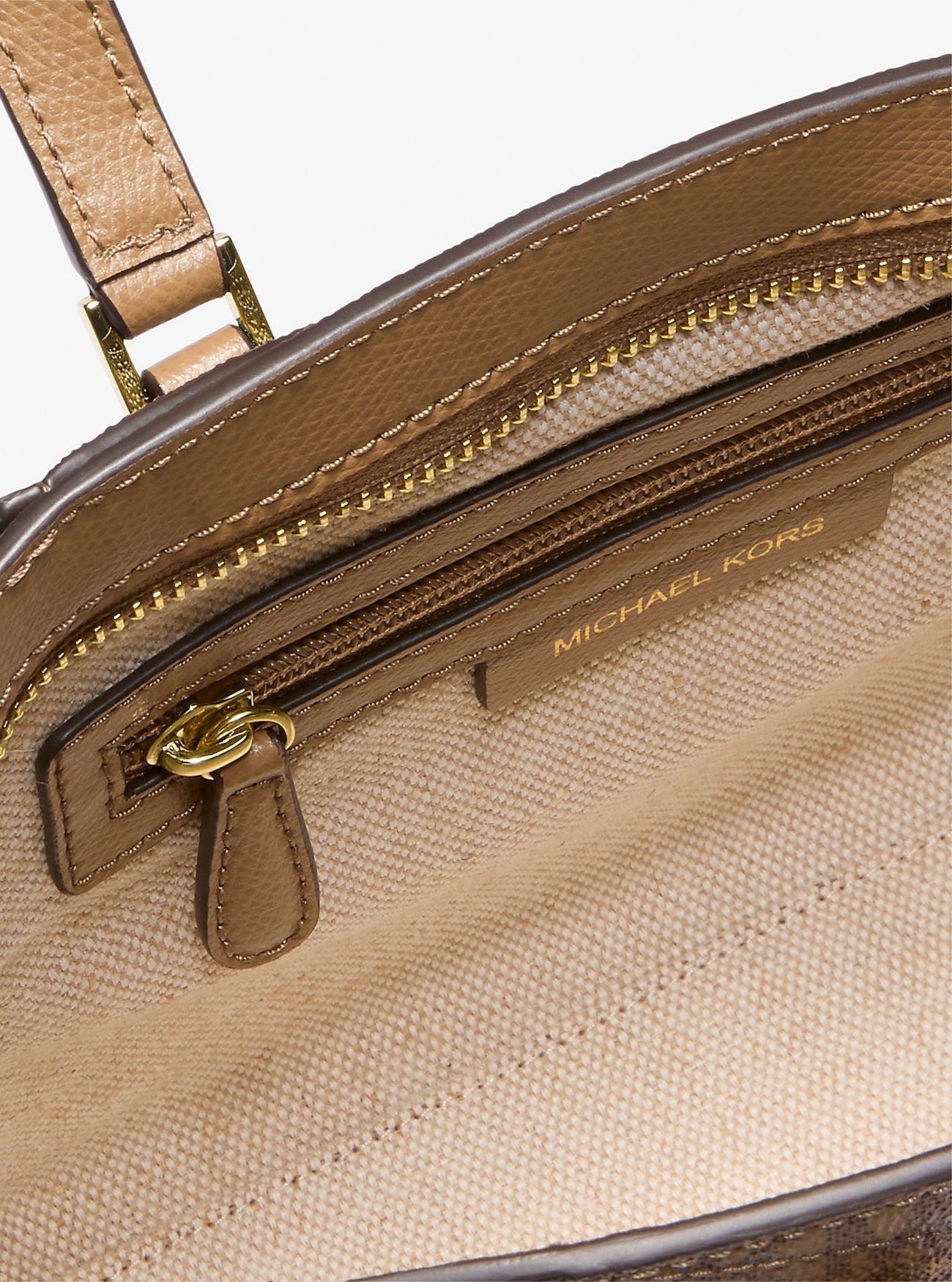 Michael Kors Taryn Small Signature Signature Logo and Leather Convertible Crossbody Bag Bag