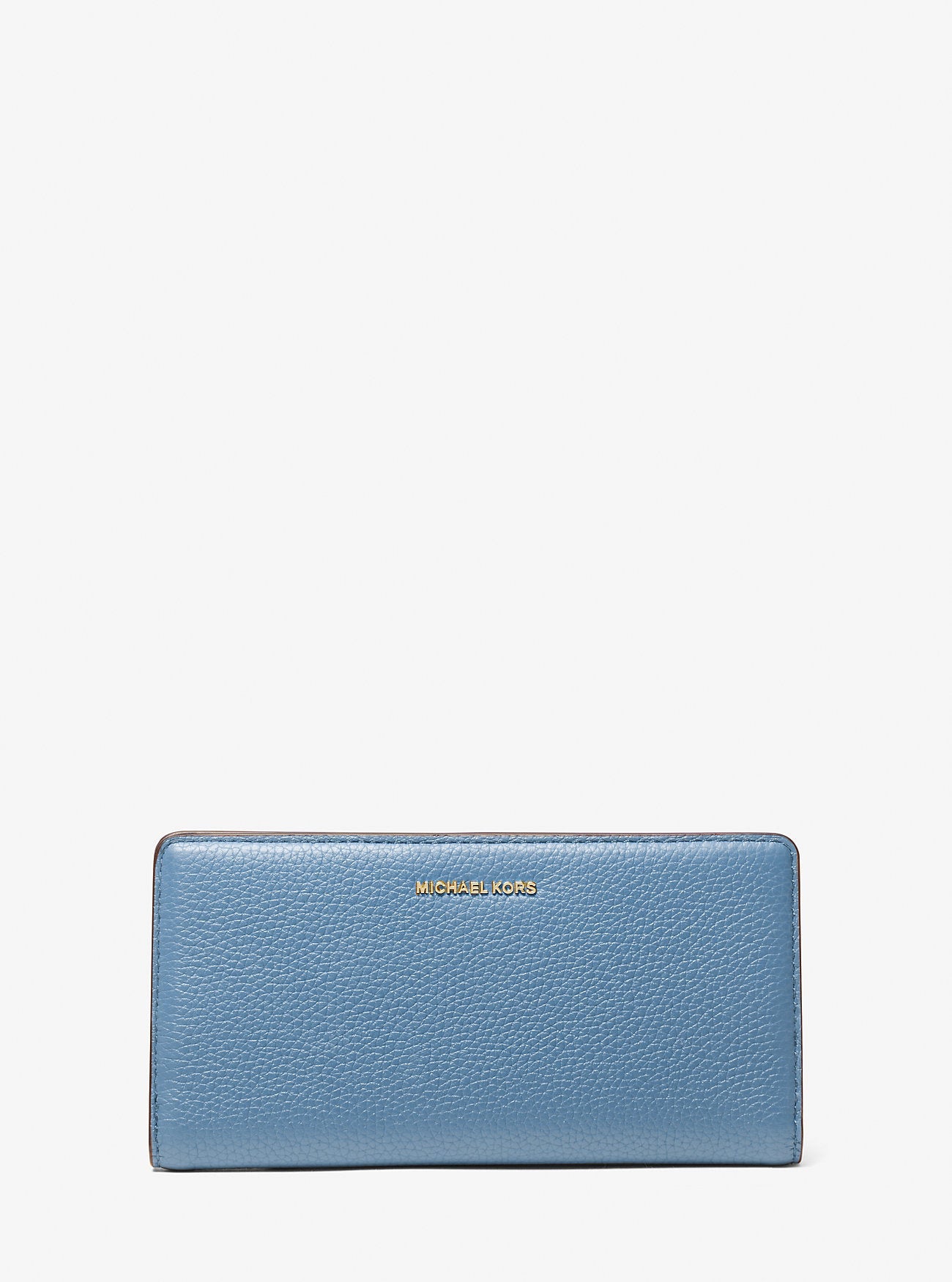 Michael Kors Bryant Large Pebbled Leather Snap-Front Wallet