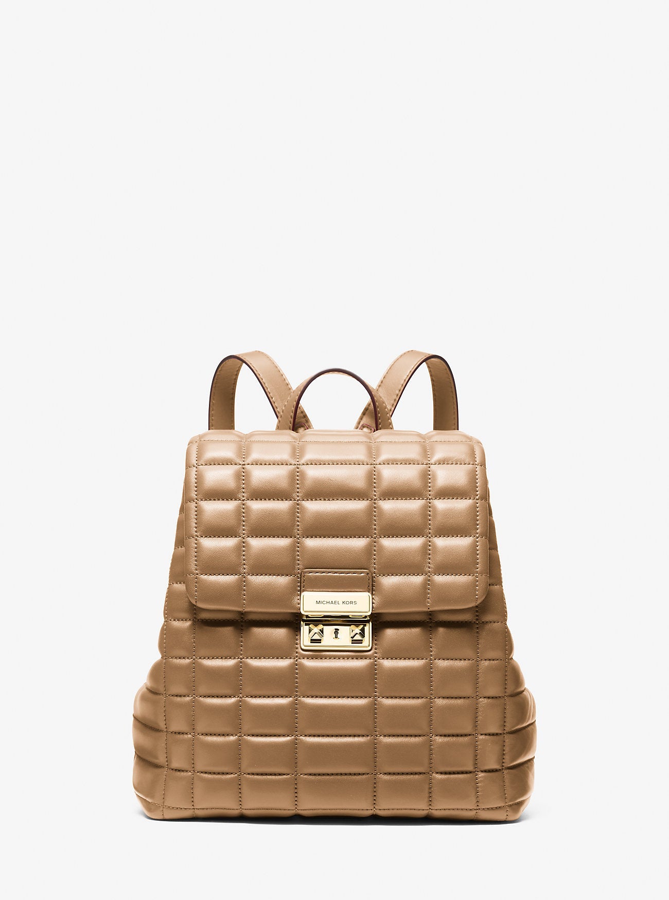 Michael Kors Tribeca Small Quilted Leather Backpack Travel School Bag