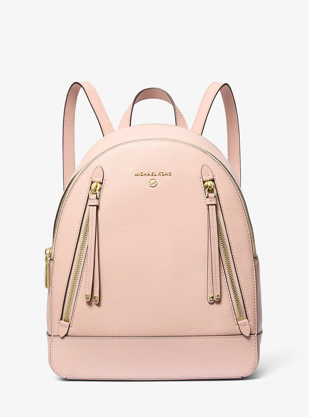 Michael Kors Brooklyn Medium Pebbled Leather Backpack Travel School Bag