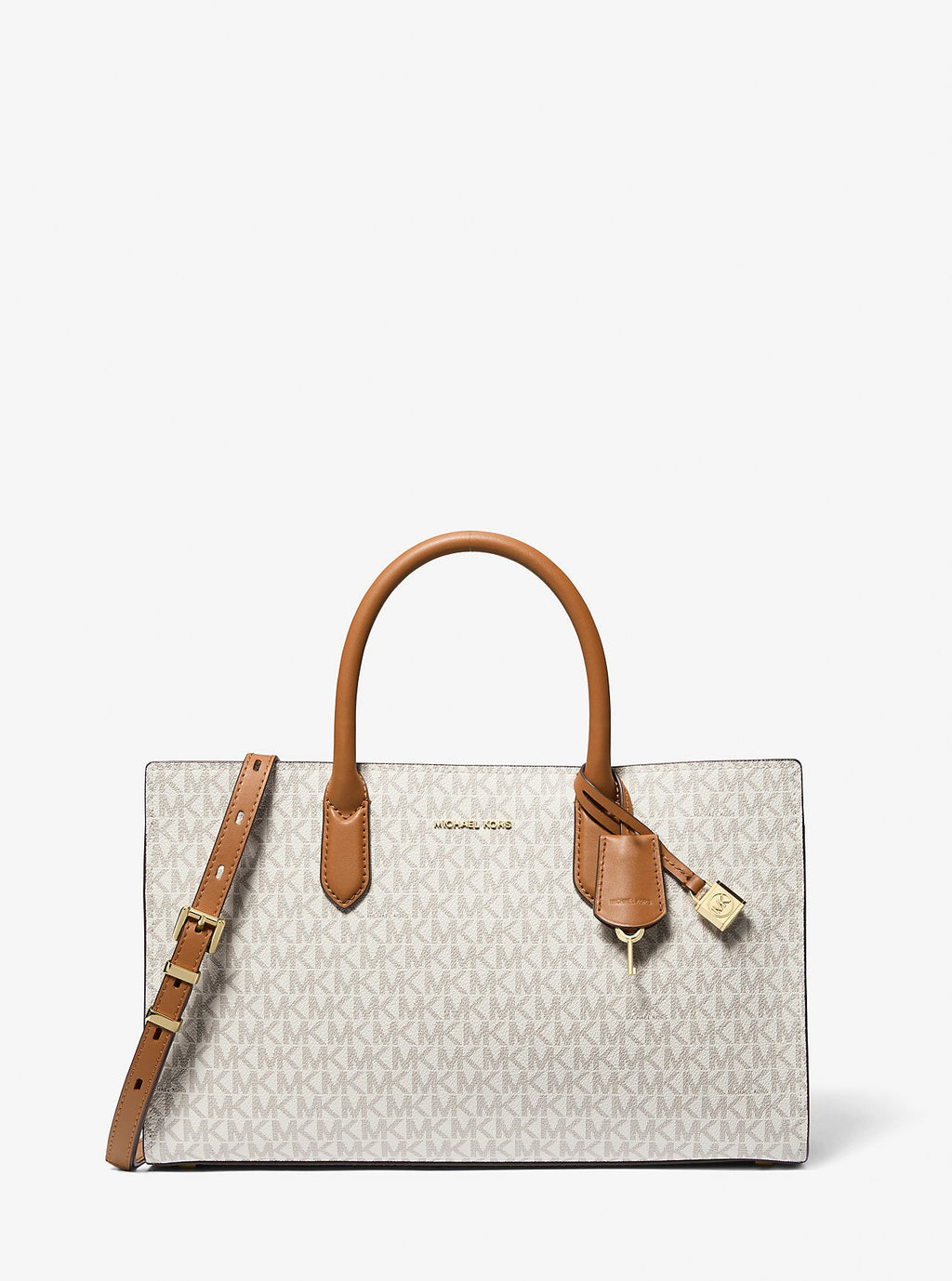 Michael Kors Scarlett Medium Signature Signature Logo Satchel