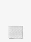 Michael Kors Greyson Signature Logo Billfold Wallet With Coin Pocket