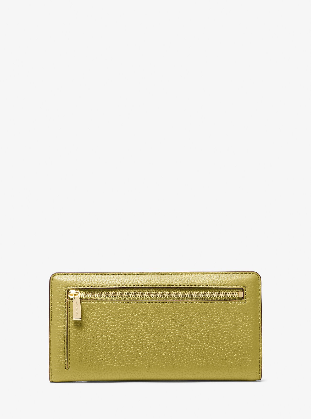 Michael Kors Bryant Large Pebbled Leather Snap-Front Wallet