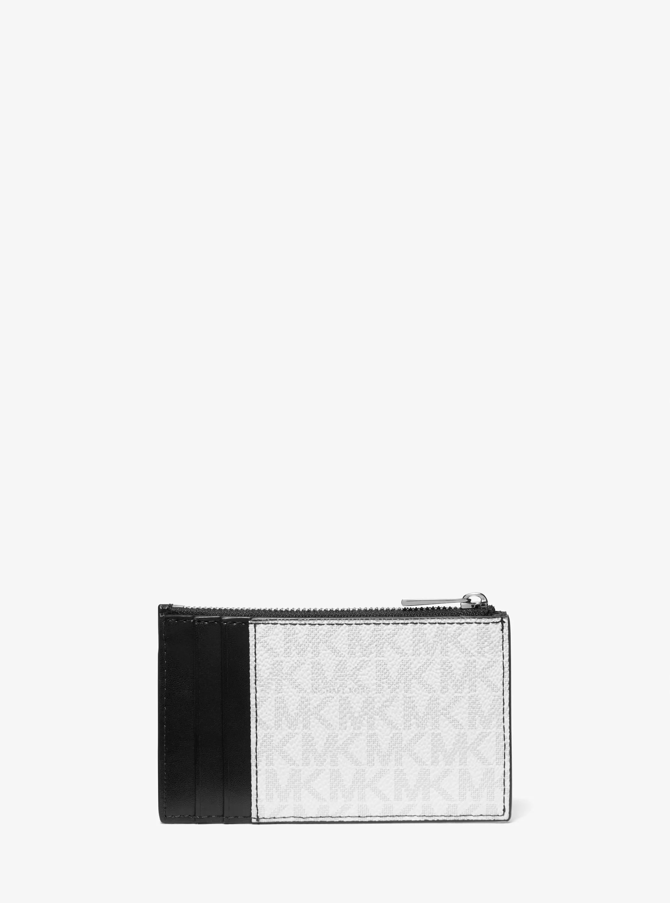 Michael Kors Cooper Slim Signature Signature Logo Zip Wallet