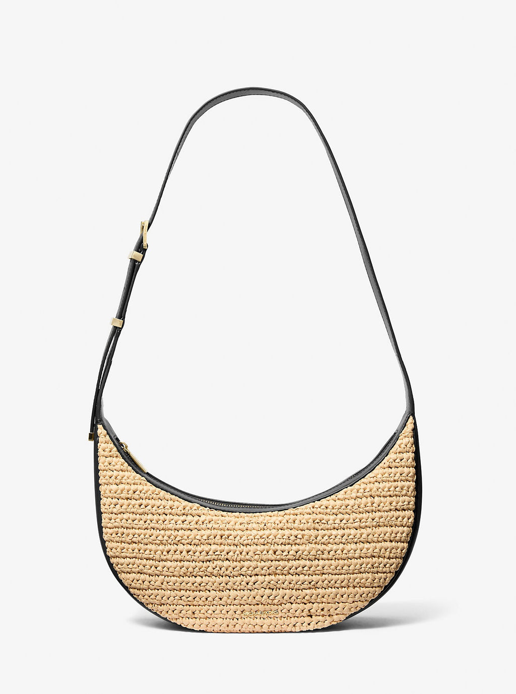 Michael Kors Avra Medium Hand-Crocheted and Leather Crossbody Bag Bag