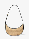 Michael Kors Avra Medium Hand-Crocheted and Leather Crossbody Bag Bag