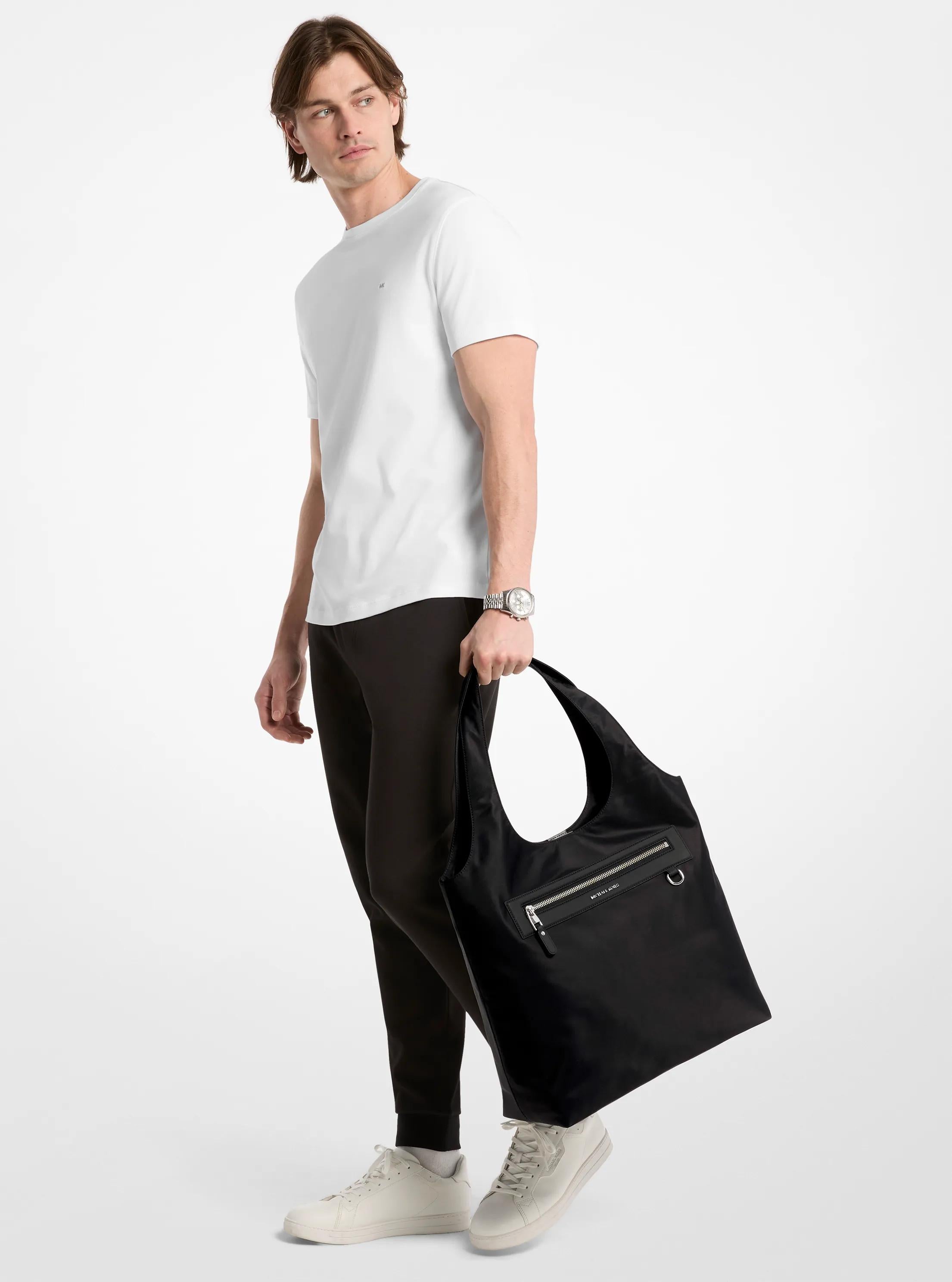 Michael Kors Hudson Nylon Tote Bag Work Shoulder Bag
