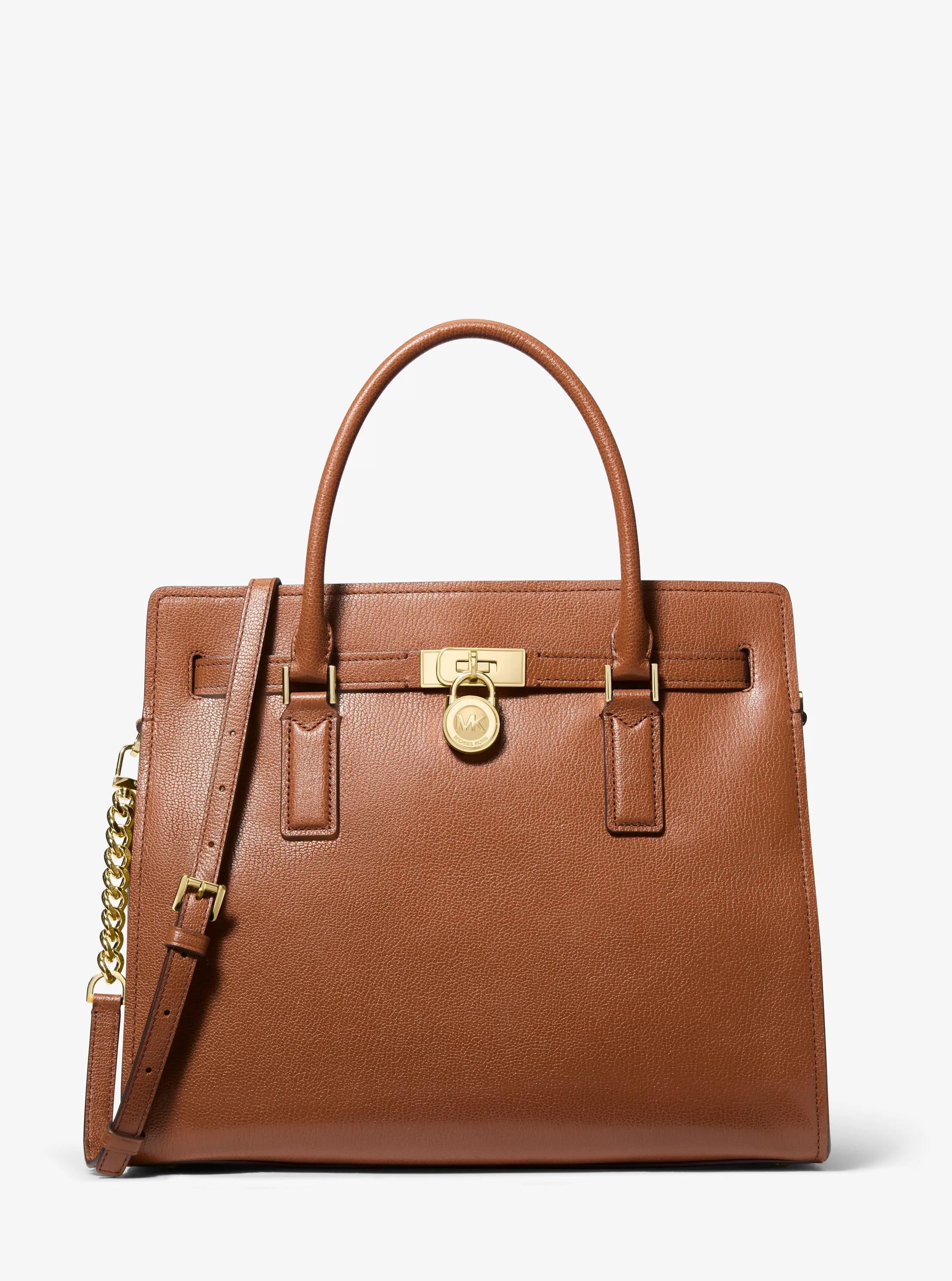 Michael Kors Hamilton Moderne Large Leather Satchel
