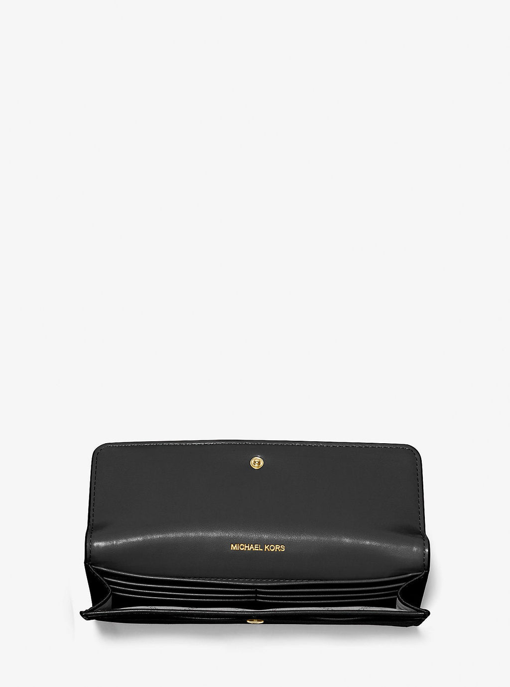 Michael Kors Jet Set Large Saffiano Leather Snap-Front Wallet