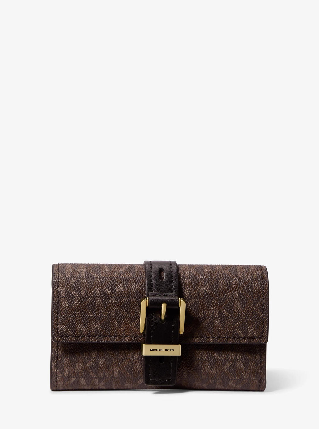 Michael Kors Nolita Medium Signature Signature Logo Tri-Fold Wallet