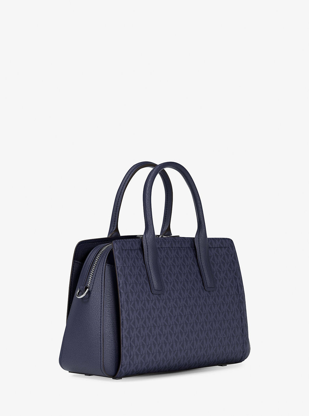 Michael Kors Laila Medium Signature Signature Logo Satchel
