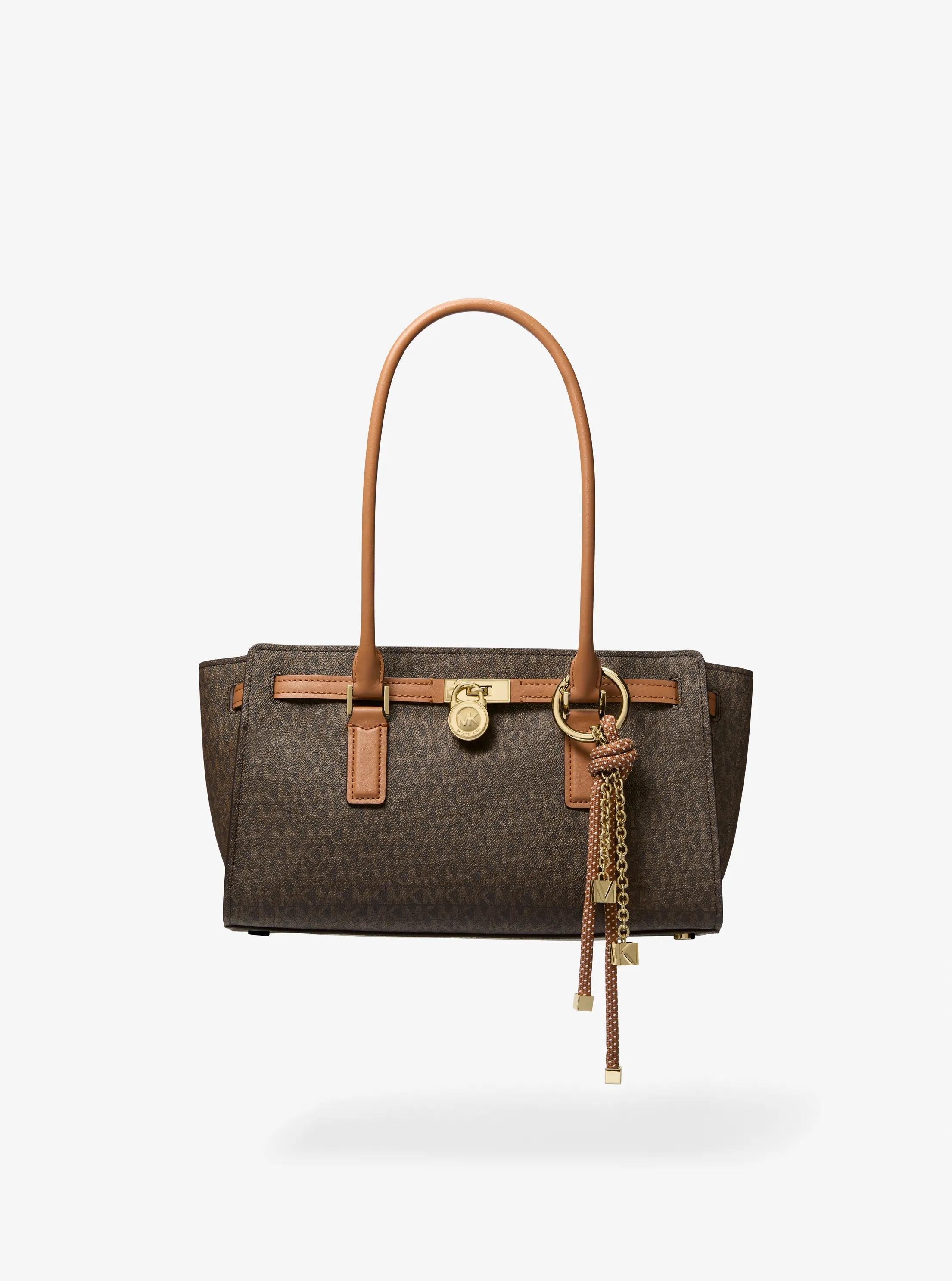 Michael Kors Hamilton Moderne Small Signature Signature Logo Satchel