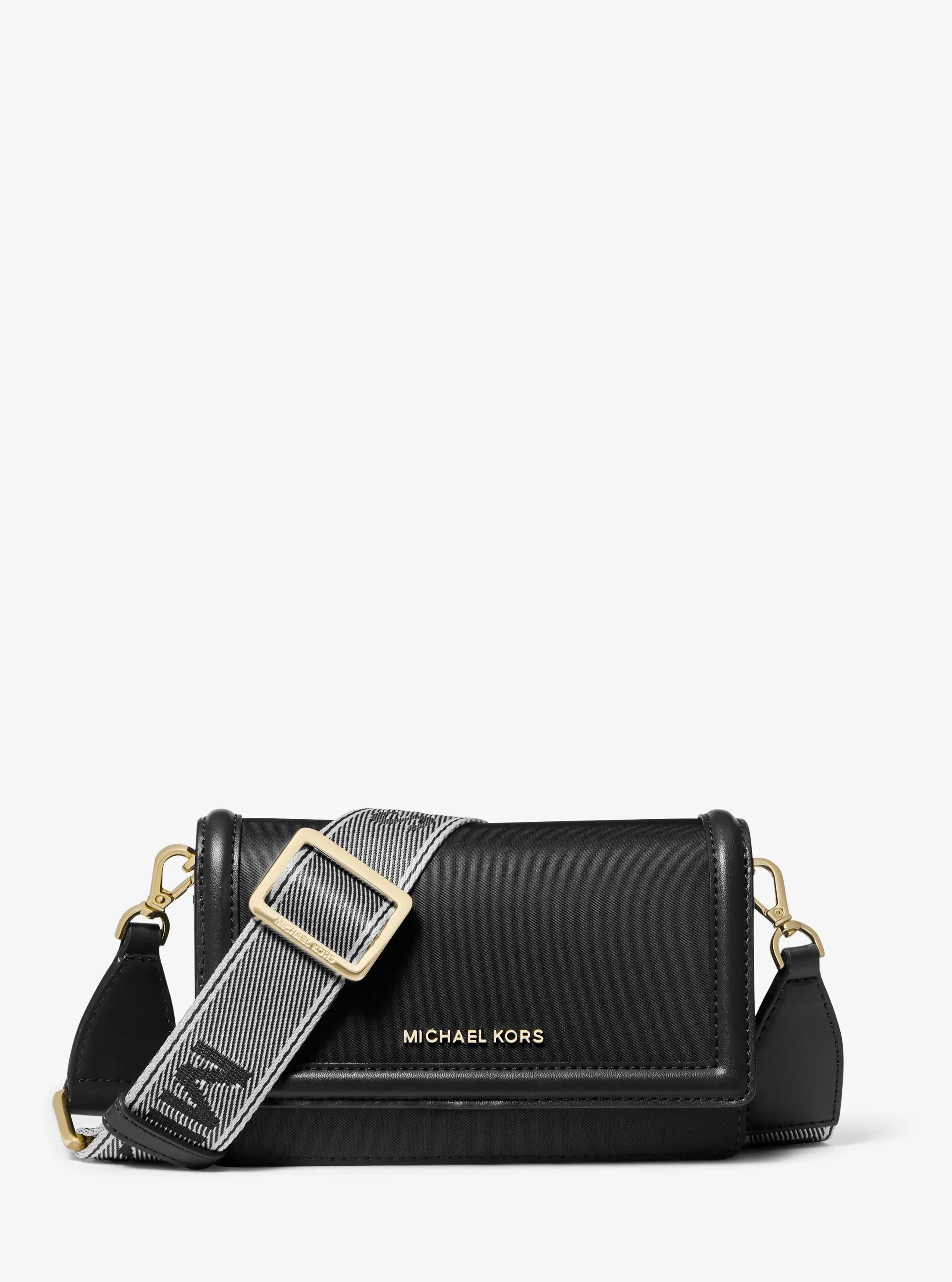 Michael Kors Jet Set Small Nylon Gabardine Phone Crossbody Bag Bag Bag
