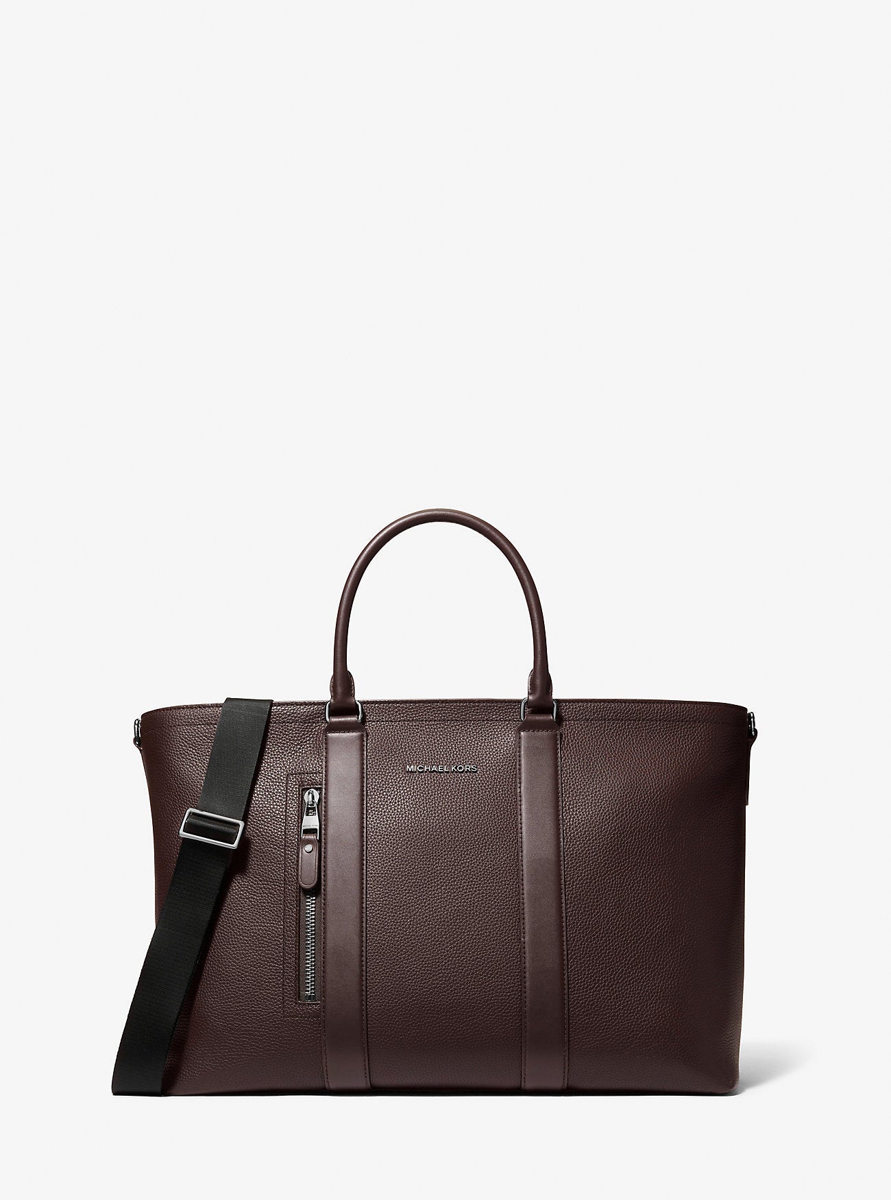Michael Kors Hudson Pebbled Leather Tote Bag Work Shoulder Bag