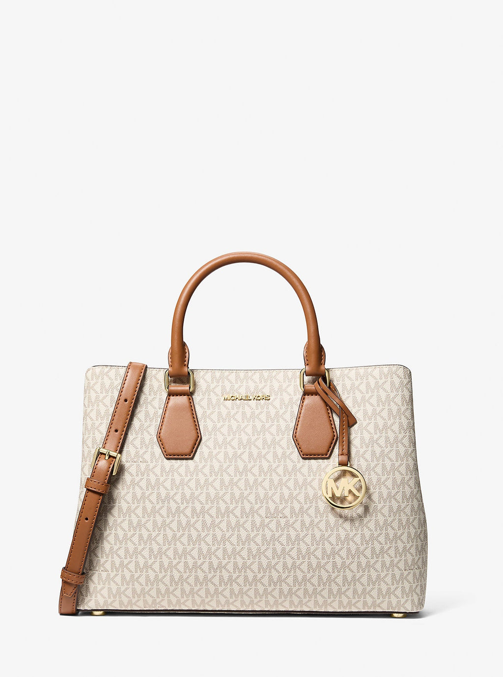 Michael Kors Camille Large Signature Signature Logo Satchel
