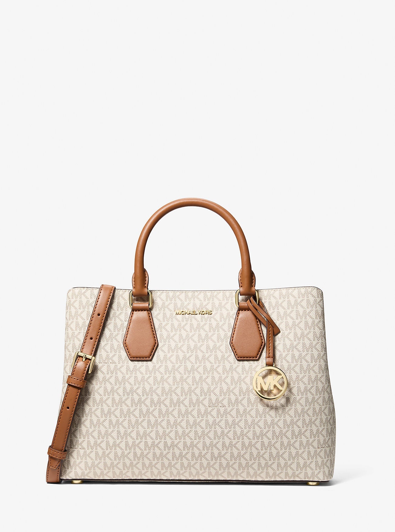 Michael Kors Camille Large Signature Signature Logo Satchel