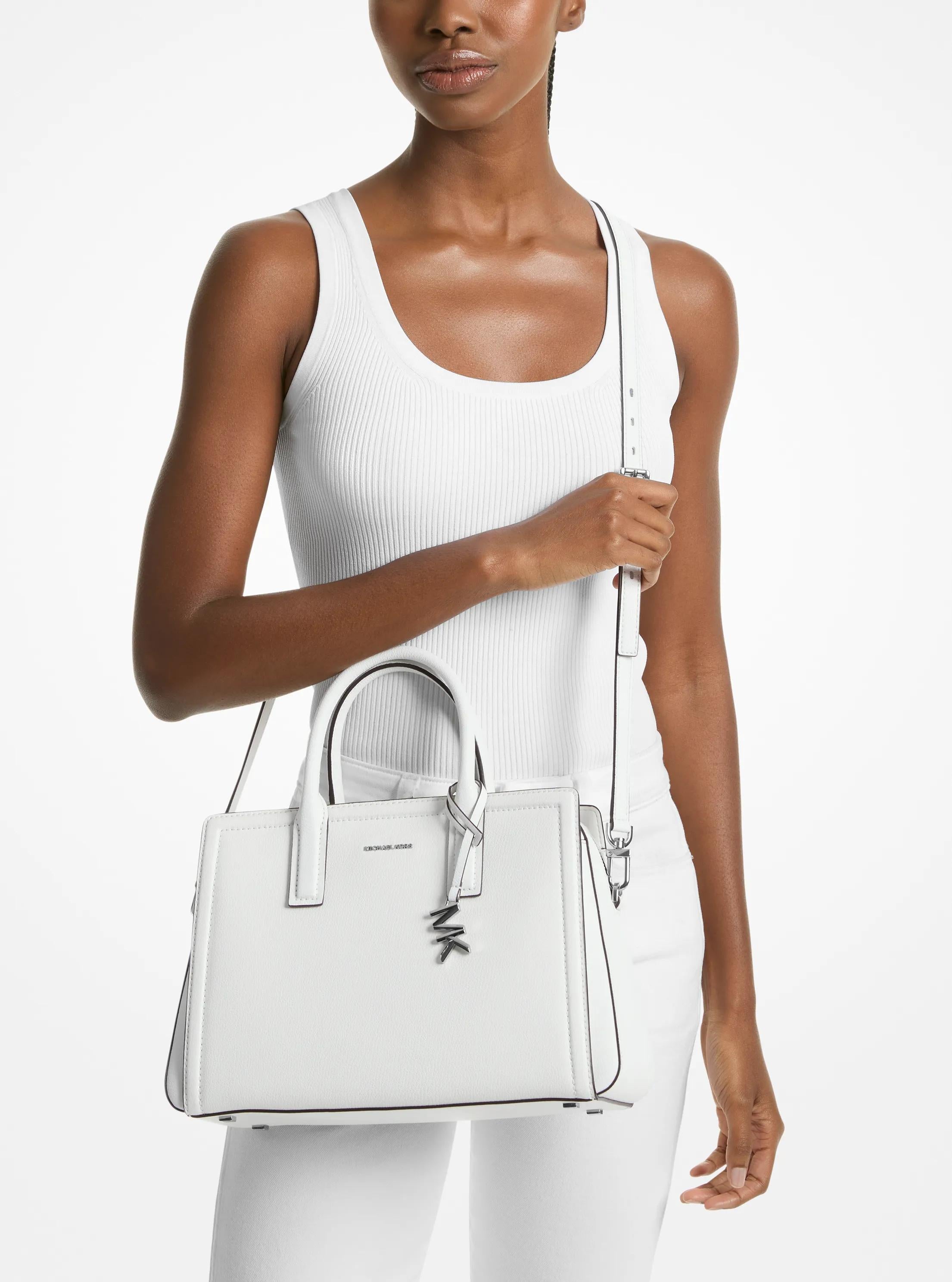 Michael Kors Laila Medium Leather Satchel