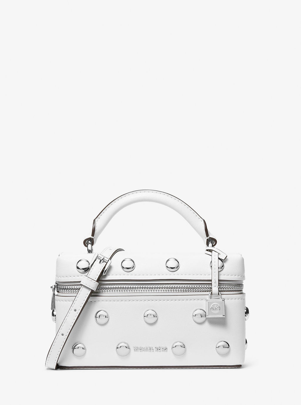 Michael Kors Jana Extra-Small Studded Leather Crossbody Bag Bag