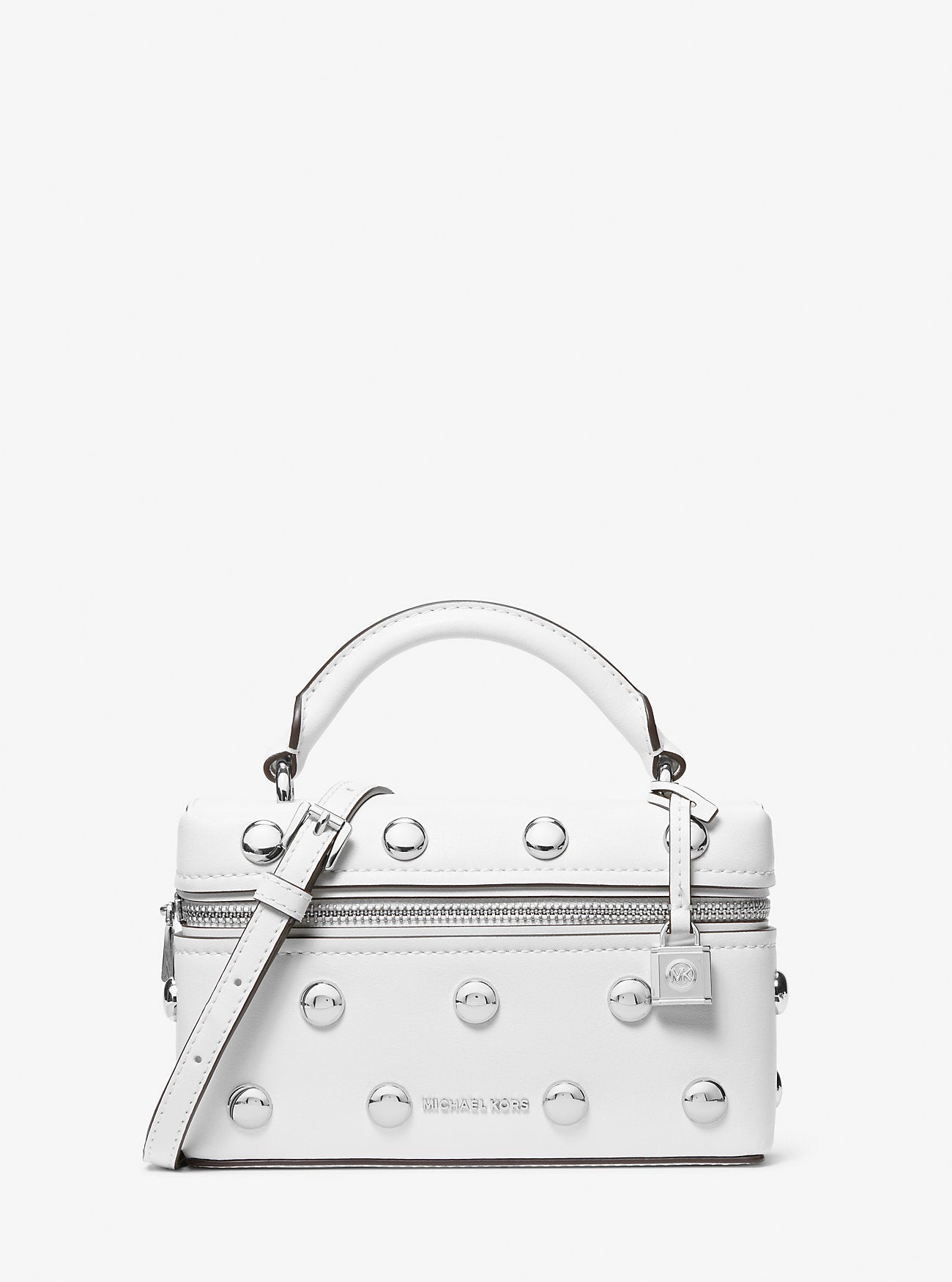 Michael Kors Jana Extra-Small Studded Leather Crossbody Bag Bag