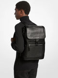 Michael Kors Hudson Medium Grommeted Leather Backpack Travel School Bag