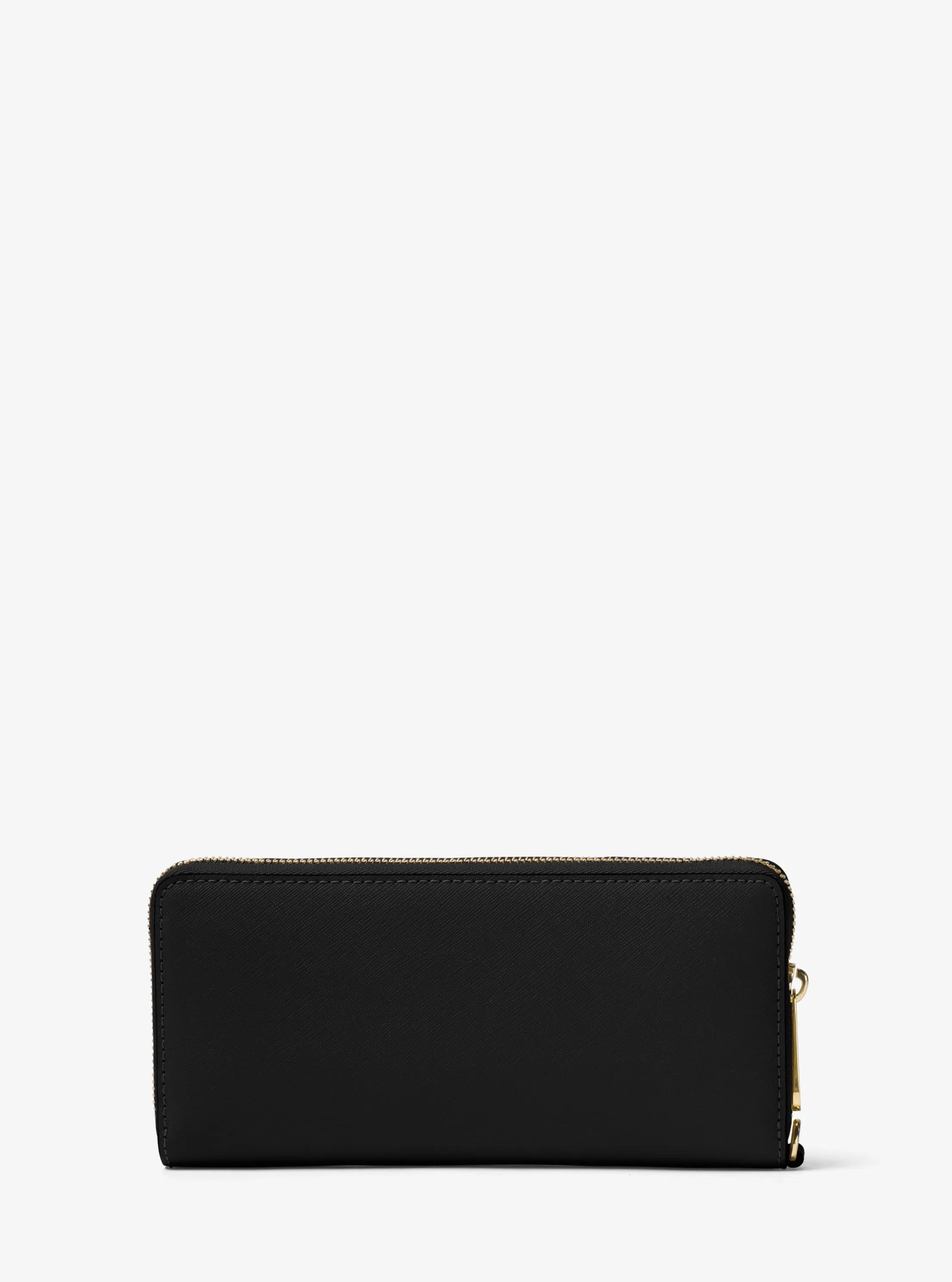 Michael Kors Leather Continental Wristlet