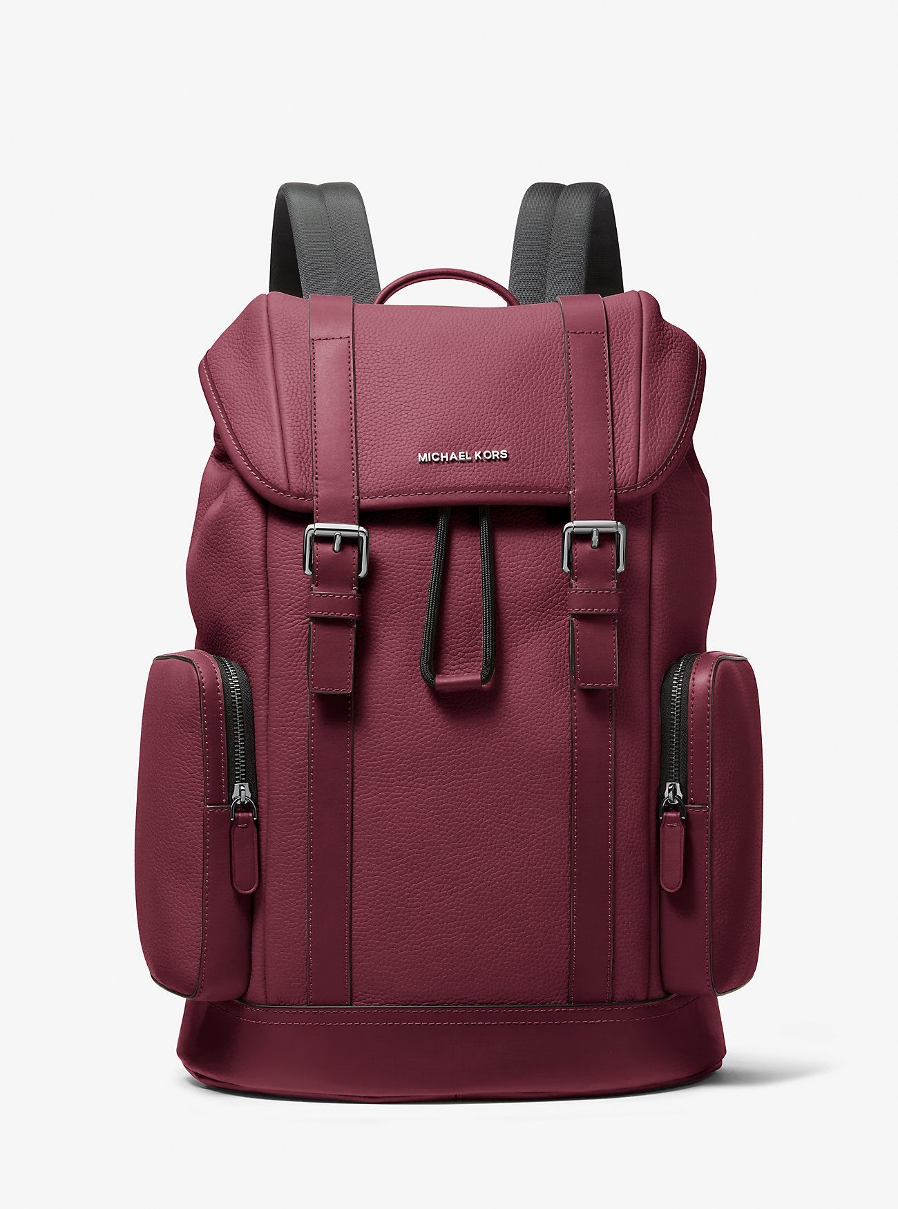 Michael Kors Hudson Pebbled Leather Backpack Travel School Bag