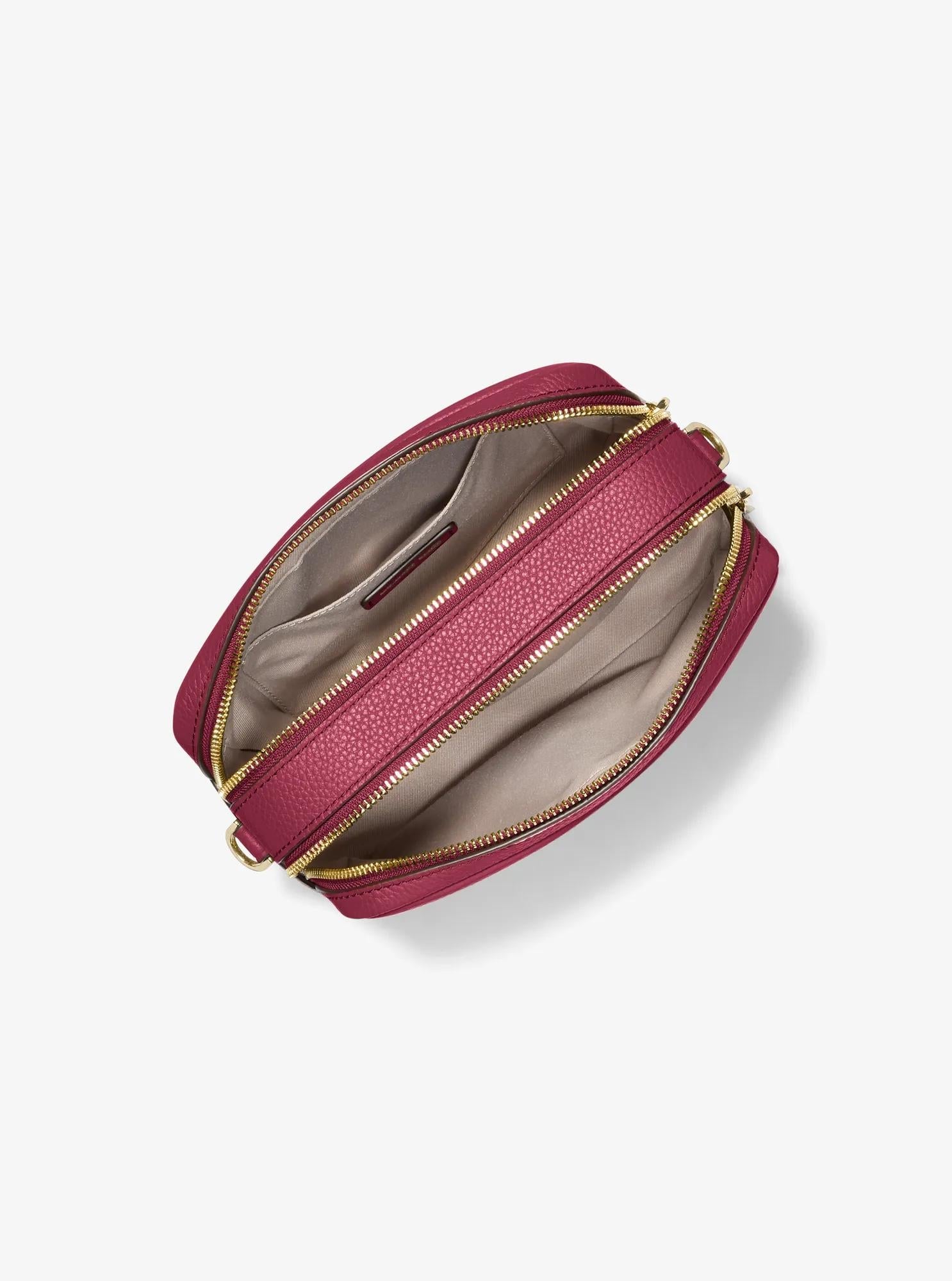 Michael Kors Bryant Medium Pebbled Leather Camera Crossbody Bag Bag