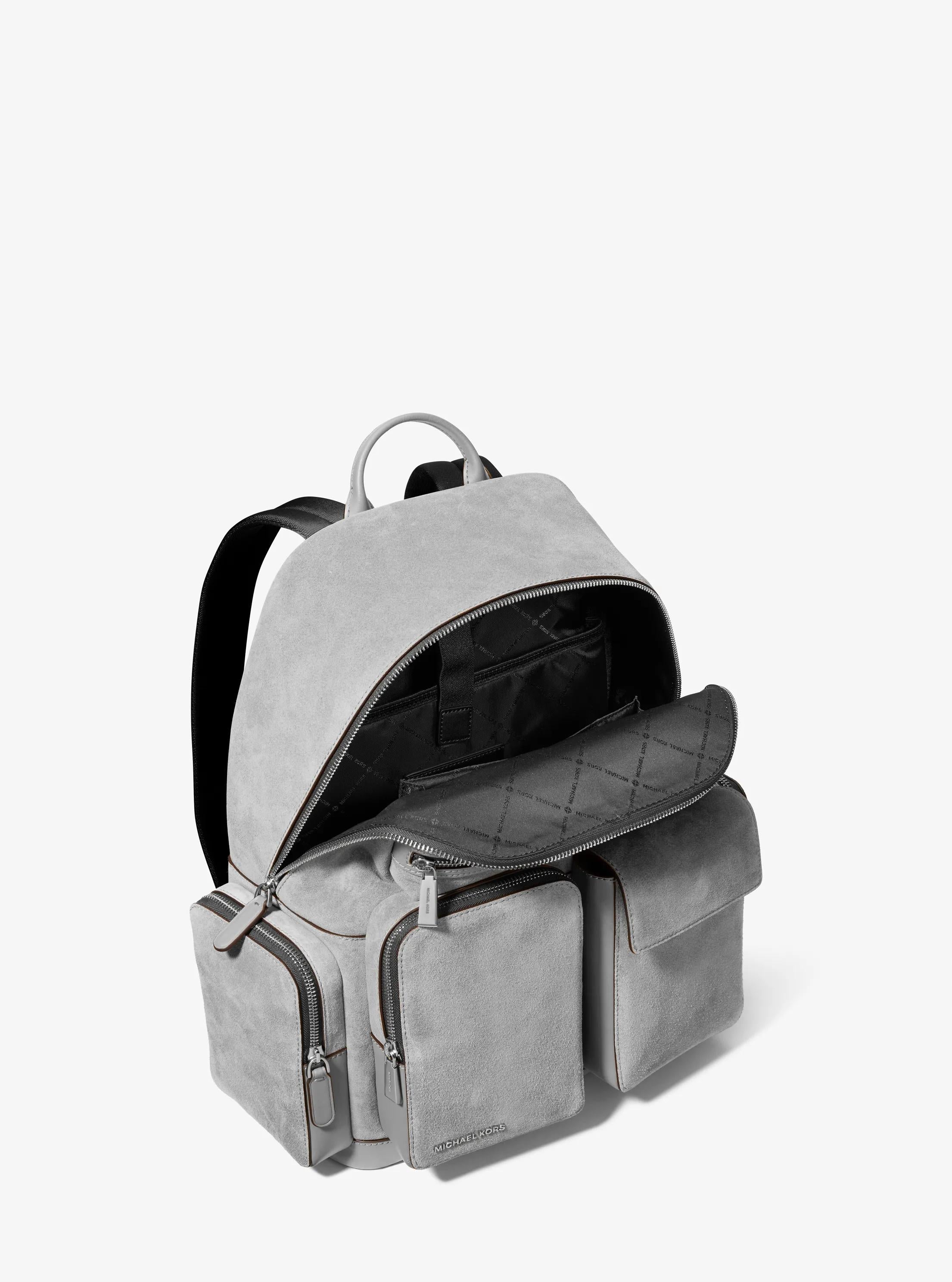 Michael Kors Dakota Suede Cargo Backpack Travel School Bag