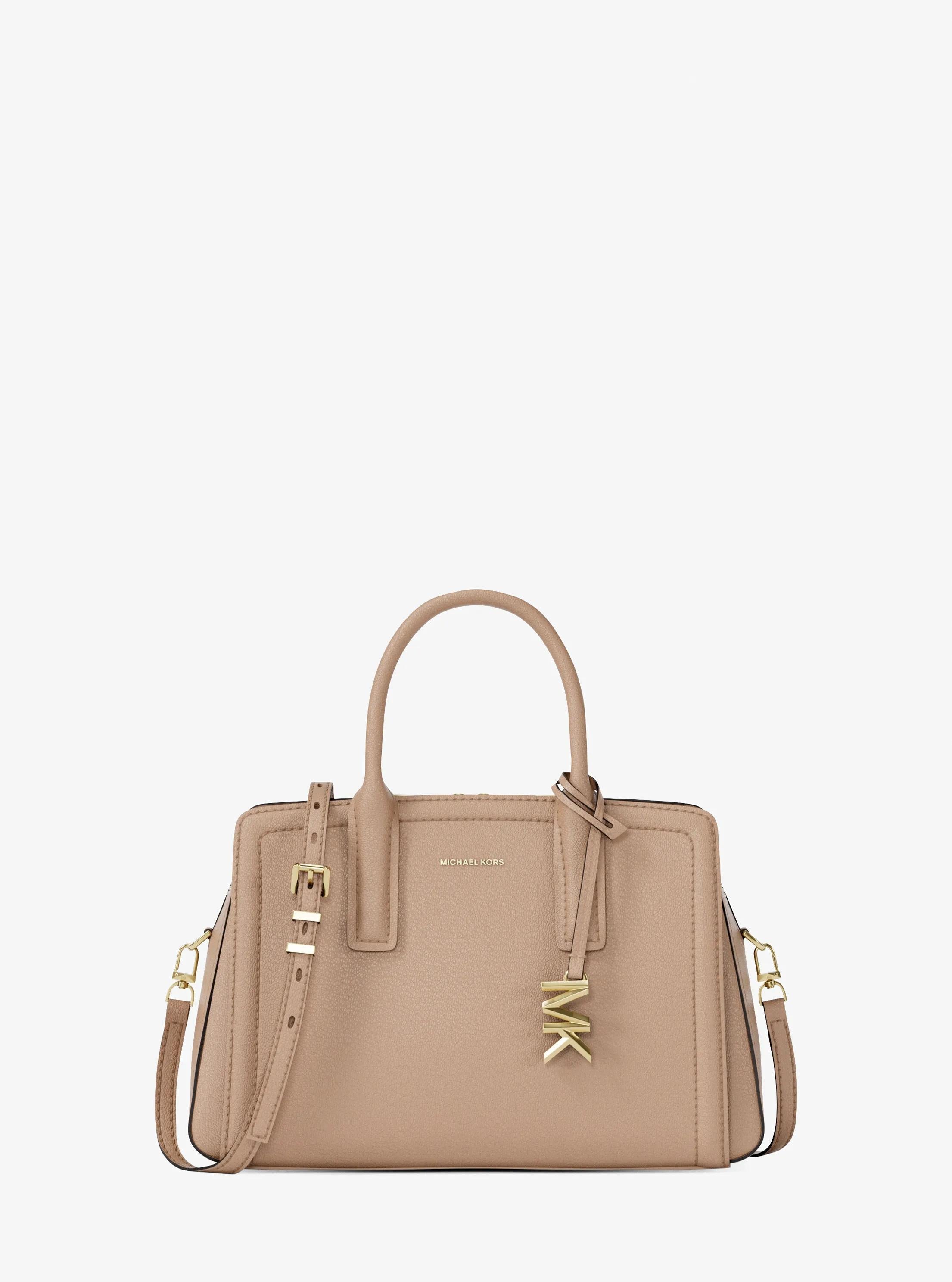 Michael Kors Laila Small Pebbled Leather Satchel