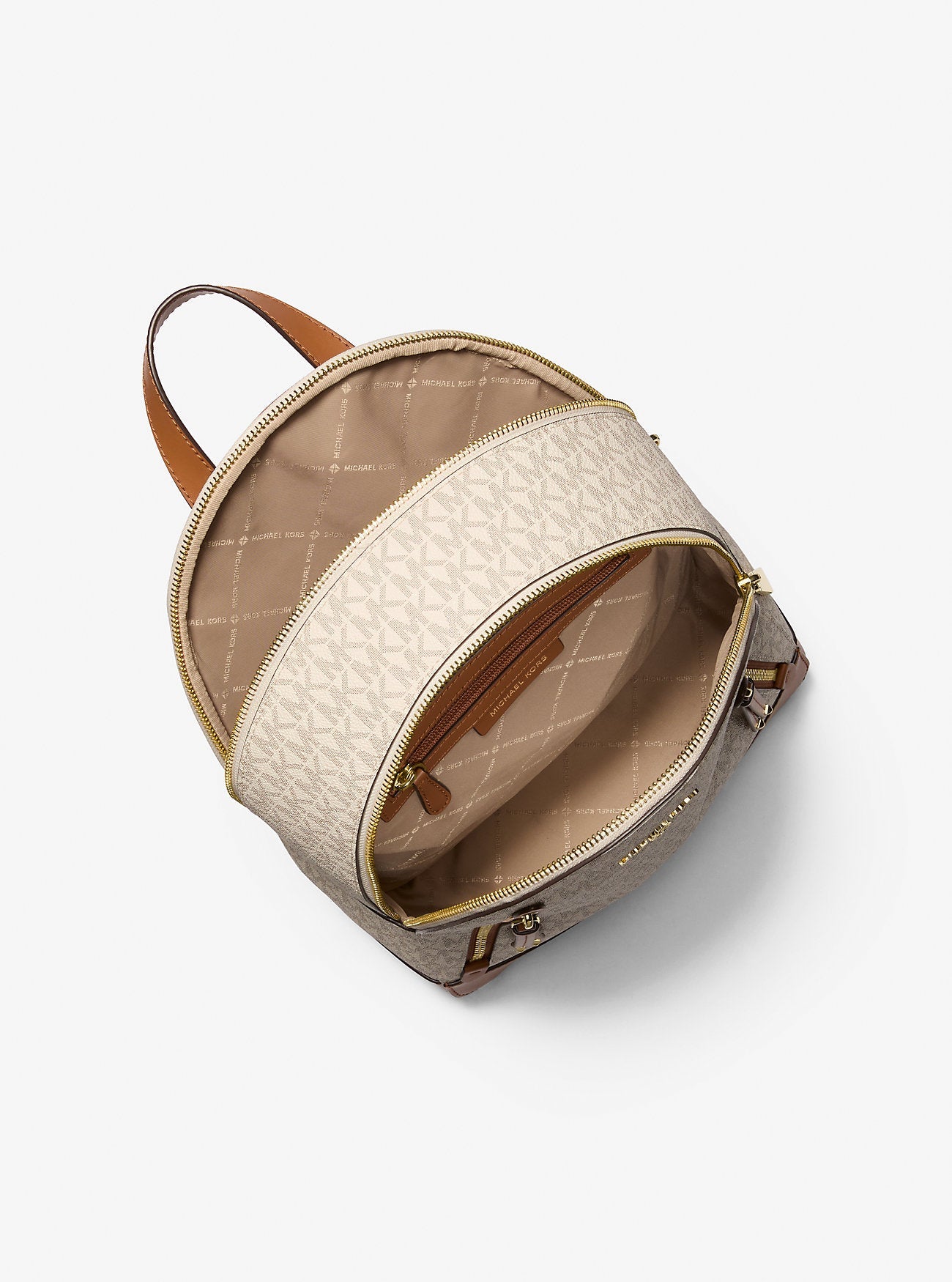 Michael Kors Brooklyn Medium Signature Logo Backpack Travel School Bag