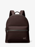 Michael Kors Edison Scratch-Resistant Crossgrain Leather Backpack Travel School Bag
