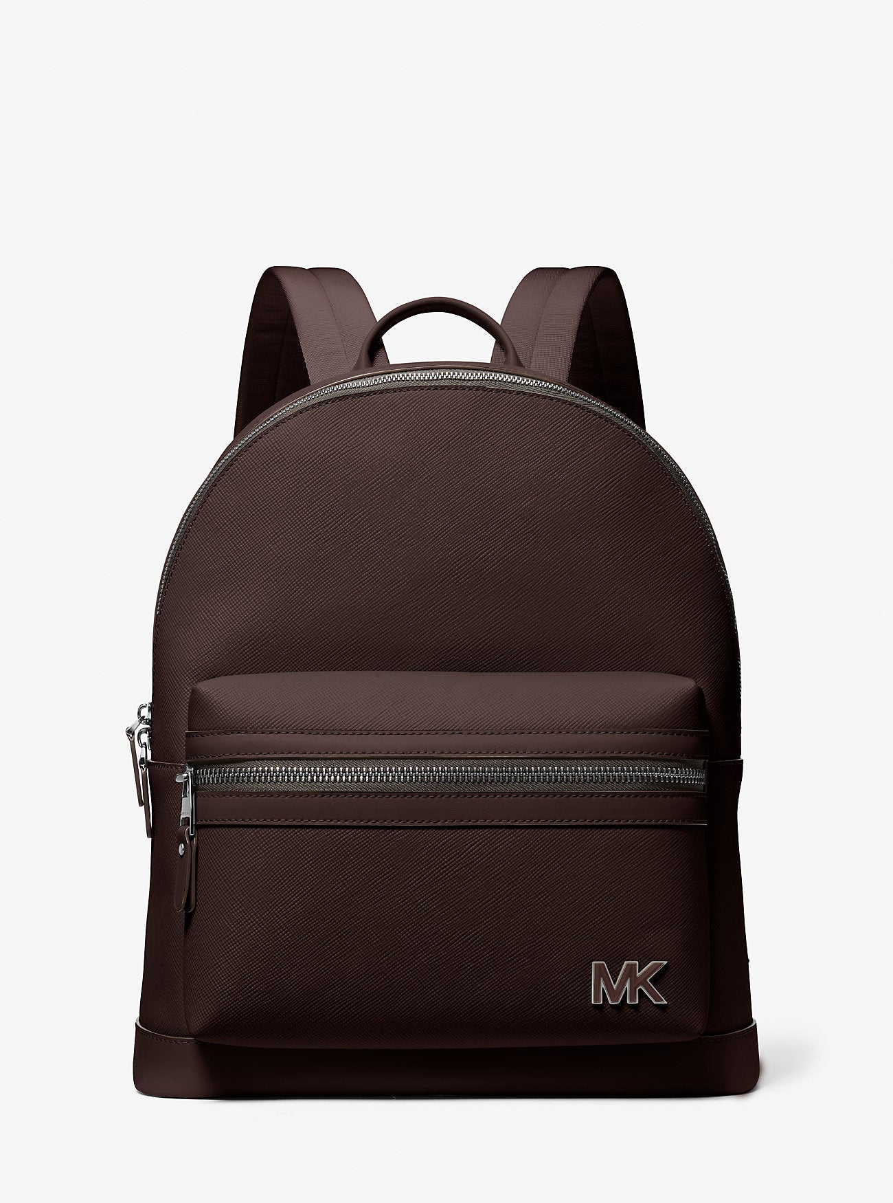 Michael Kors Edison Scratch-Resistant Crossgrain Leather Backpack Travel School Bag
