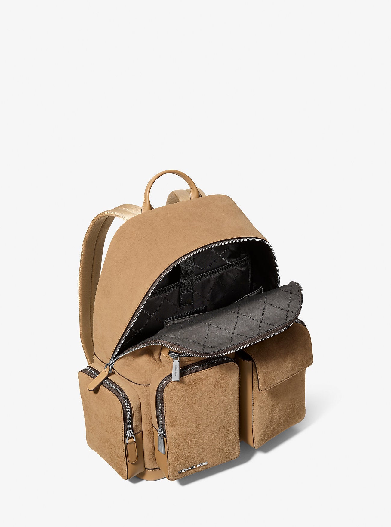 Michael Kors Dakota Suede Cargo Backpack Travel School Bag