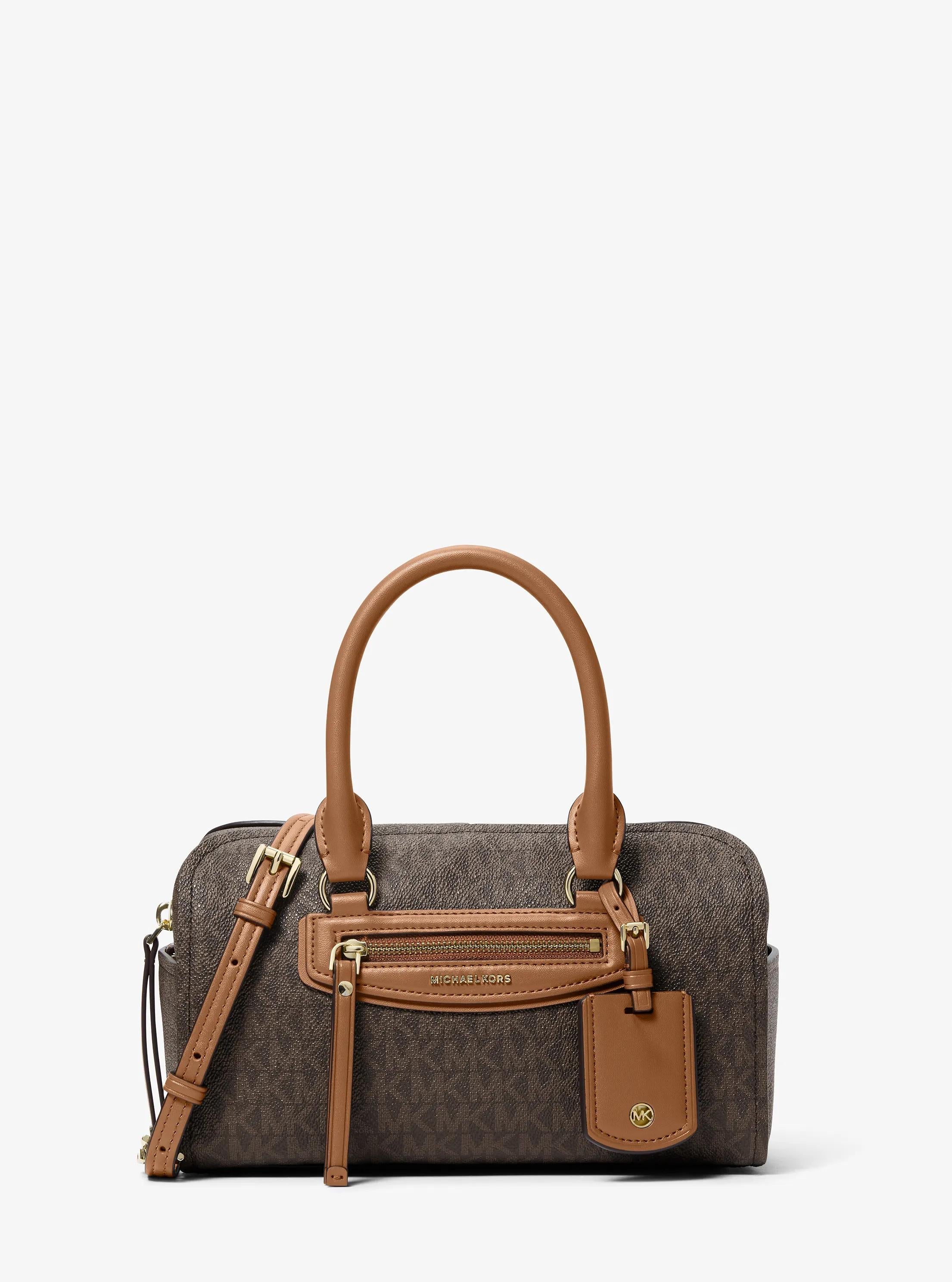 Michael Kors Jet Set Travel Extra-Small Signature Signature Logo Duffel Crossbody Bag Bag