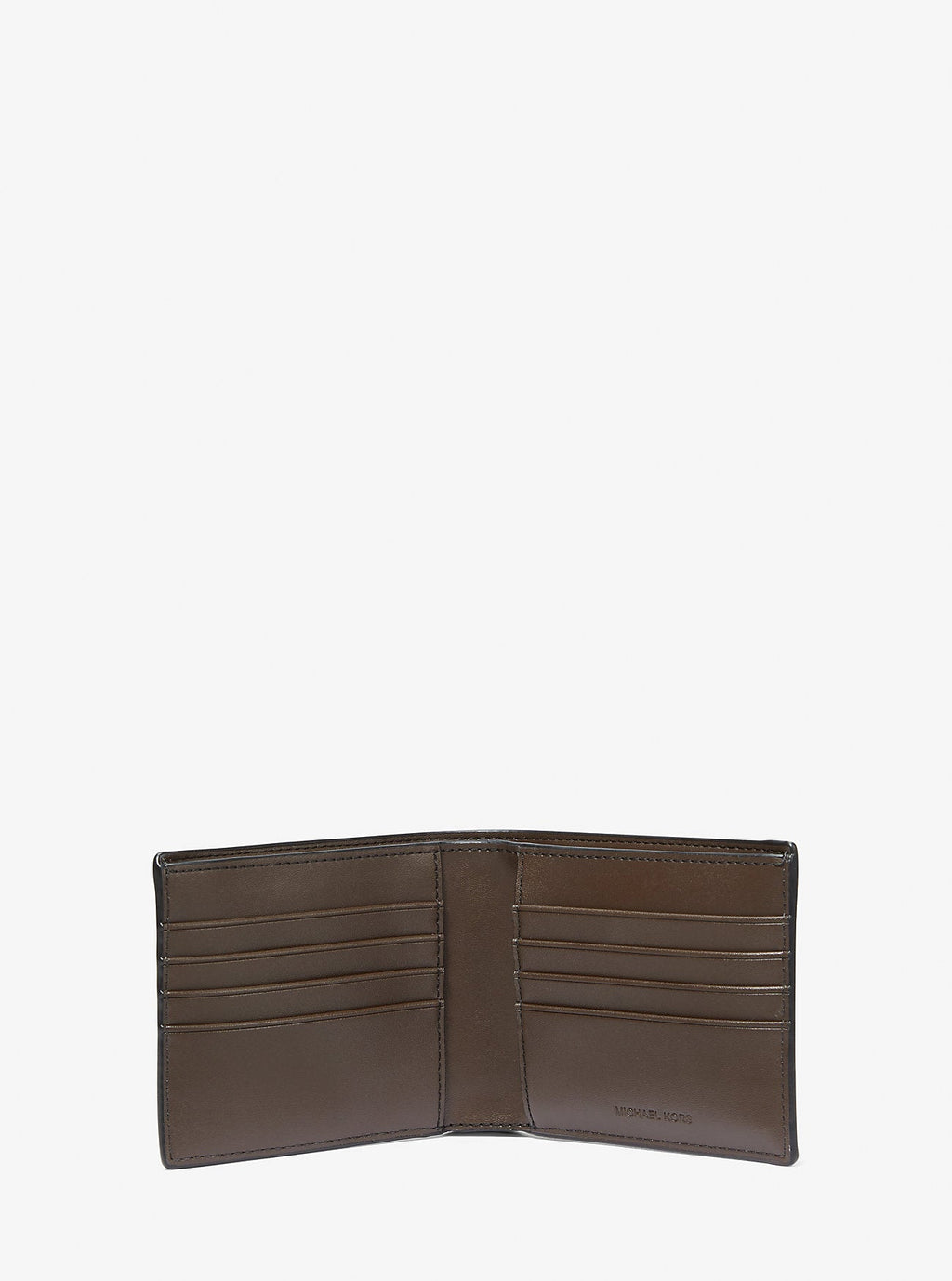Michael Kors Harrison Signature Logo Billfold Wallet With Passcase