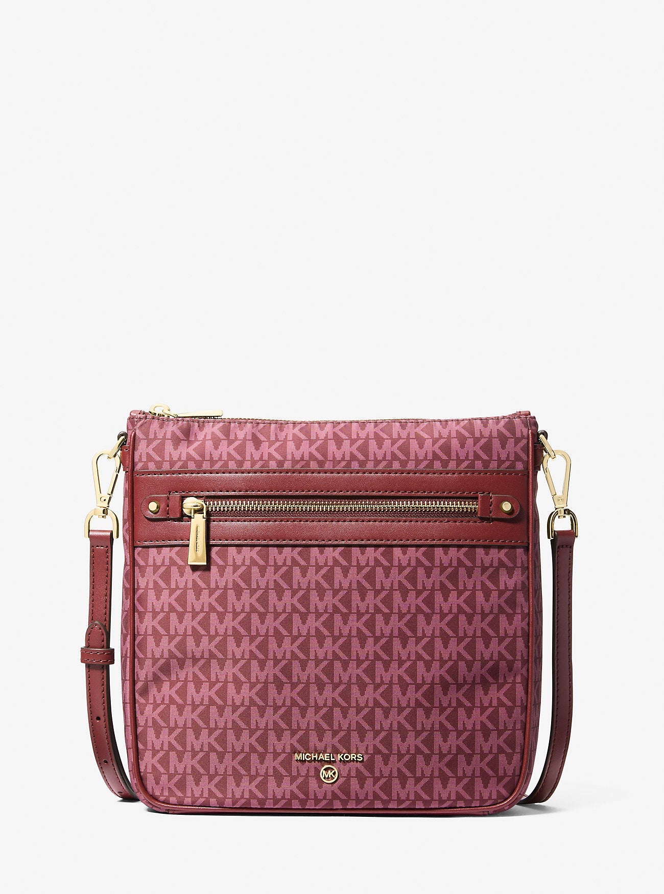 Michael Kors Jet Set Large Signature Signature Logo Printed Crossbody Bag Bag
