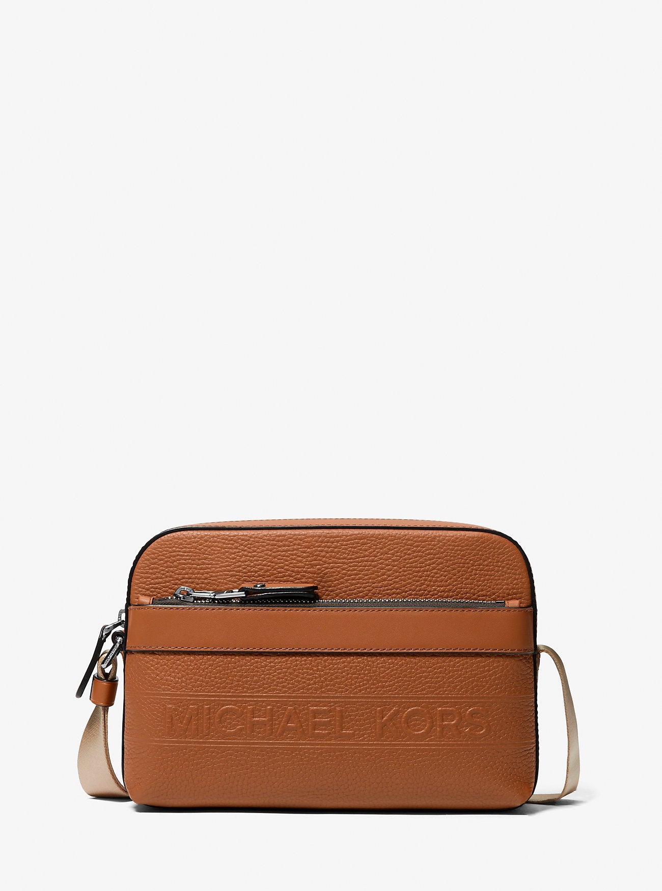 Michael Kors Hudson Pebbled Leather Utility Crossbody Bag Bag