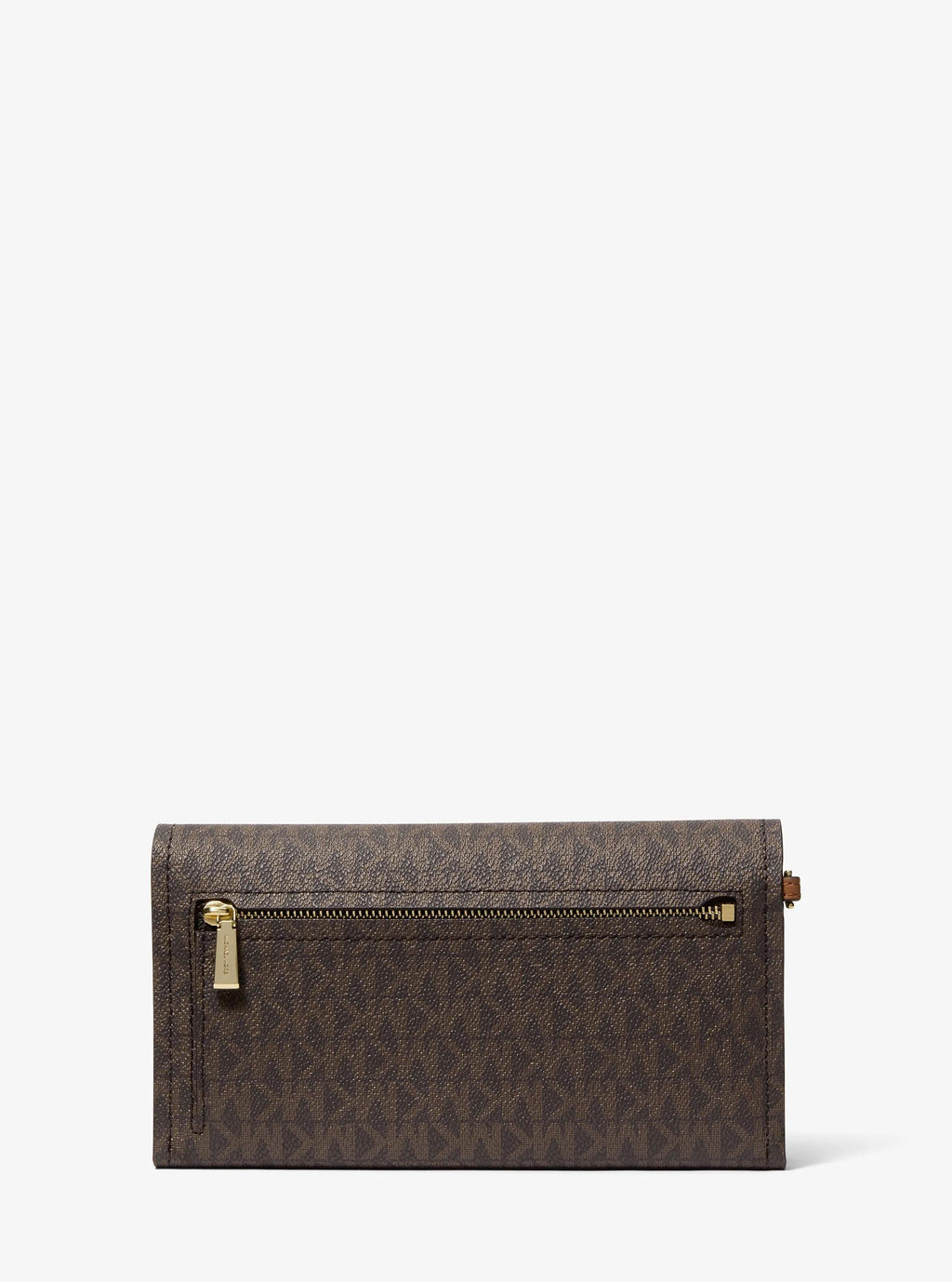 Michael Kors Jet Set Medium Signature Signature Logo Smartphone Wristlet