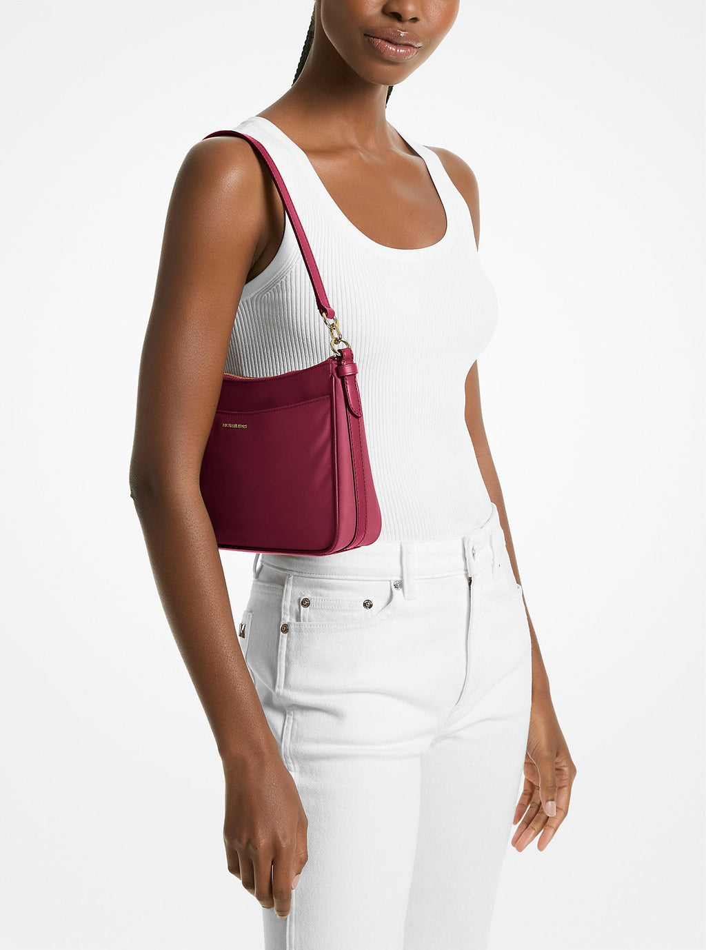 Michael Kors Jet Set Medium Nylon Convertible Pochette