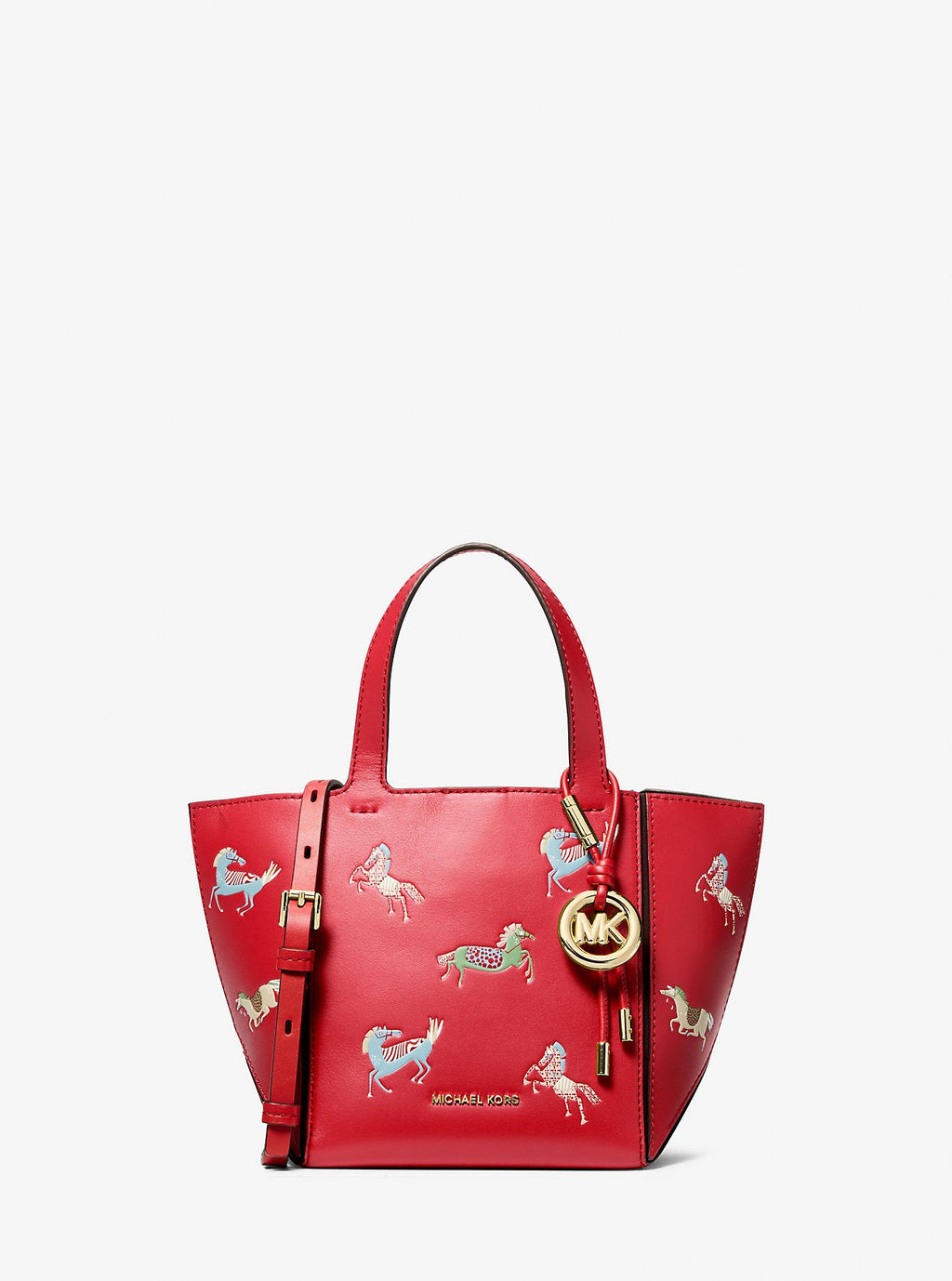 Michael Kors Jordi Small Leather Convertible Tote Bag Work Shoulder Bag