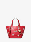 Michael Kors Jordi Small Leather Convertible Tote Bag Work Shoulder Bag