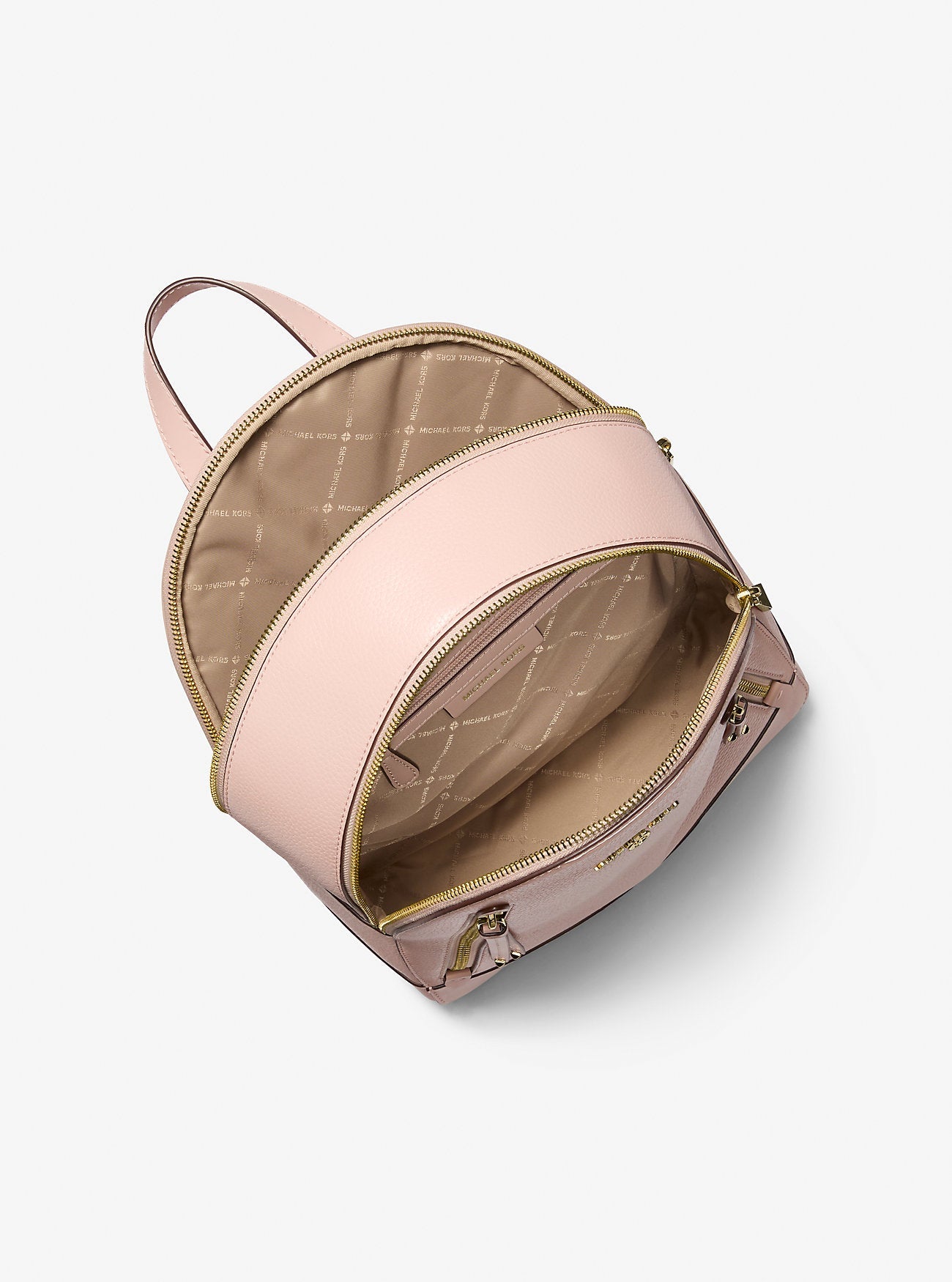 Michael Kors Brooklyn Medium Pebbled Leather Backpack Travel School Bag
