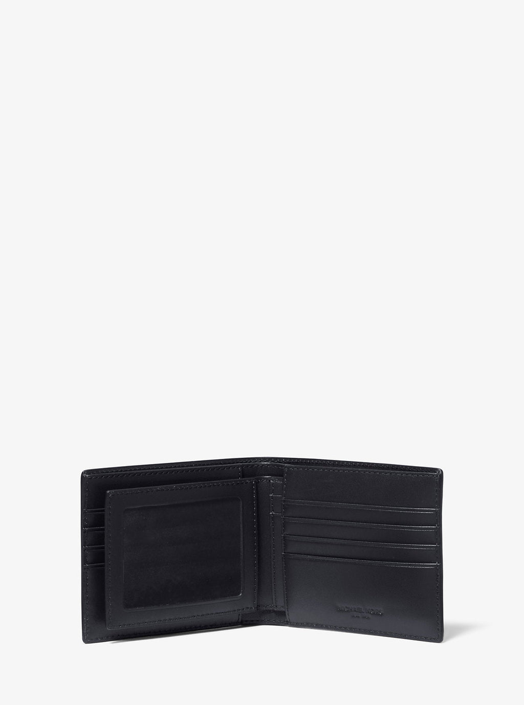 Michael Kors Harrison Signature Logo Billfold Wallet With Passcase