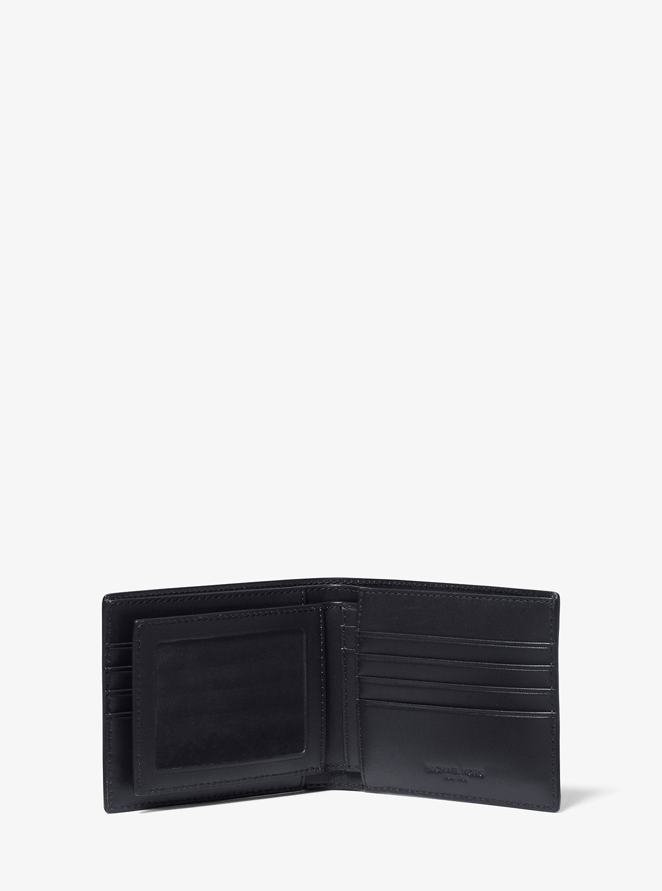 Michael Kors Harrison Signature Logo Billfold Wallet With Passcase