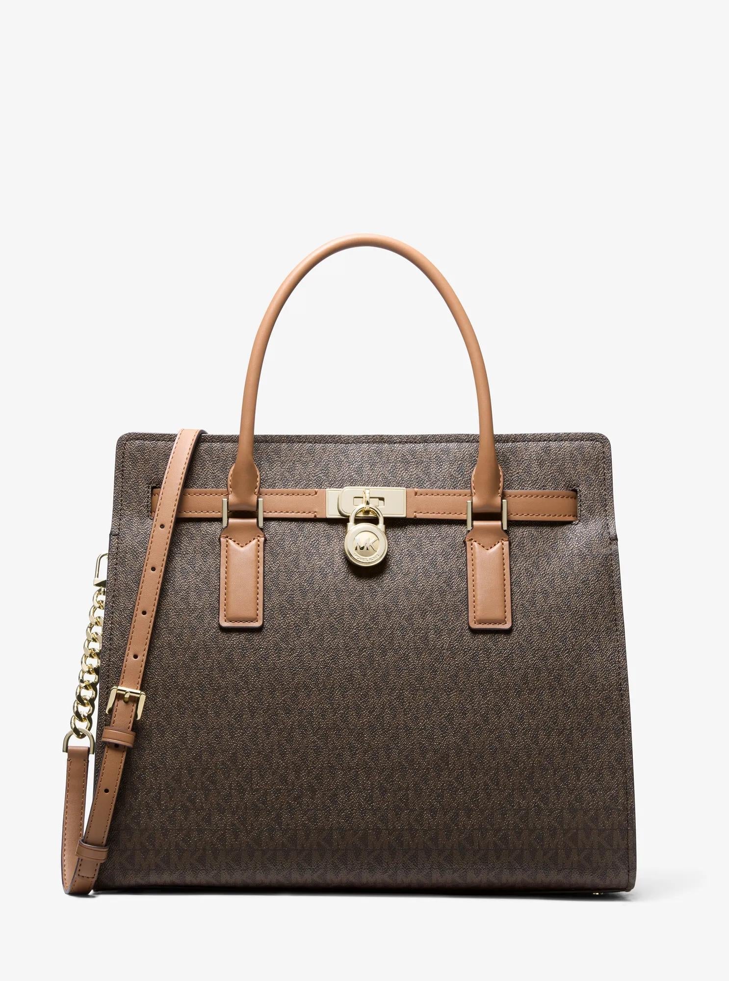 Michael Kors Hamilton Moderne Large Signature Signature Logo Satchel