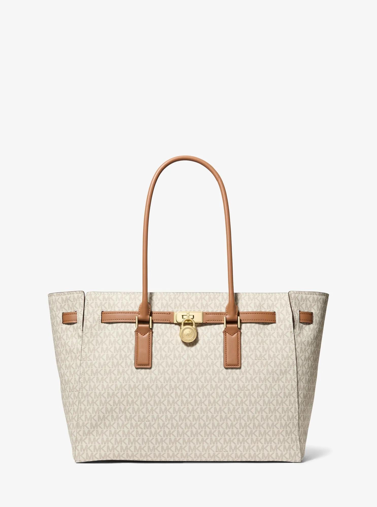 Michael Kors Hamilton Moderne Large Signature Signature Logo Tote Bag Work Shoulder Bag