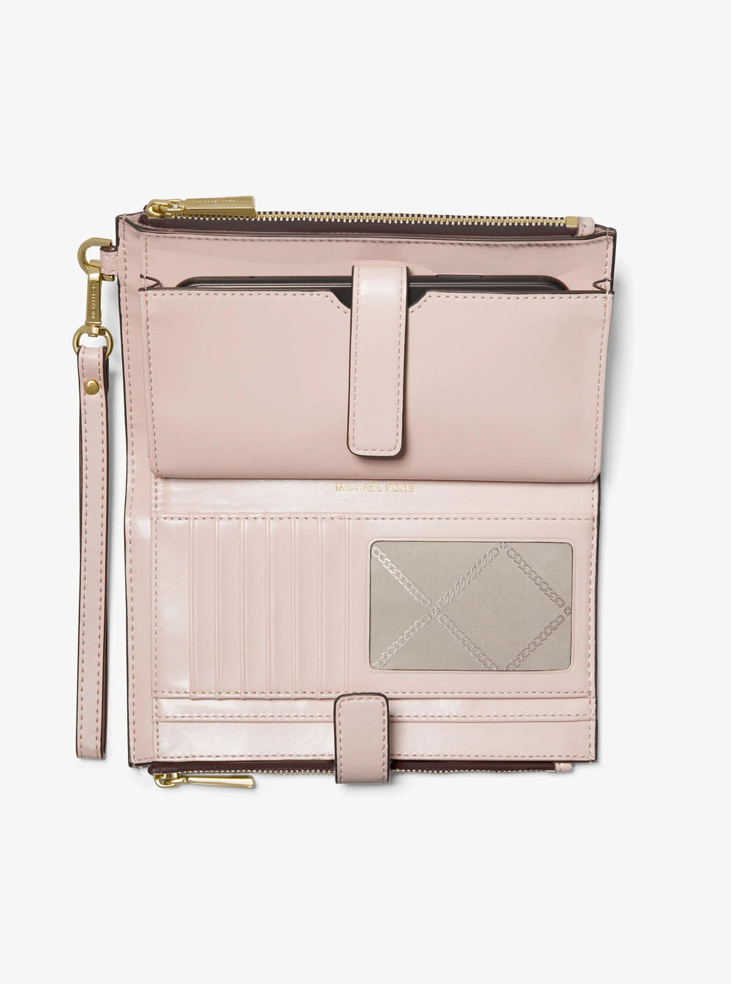 Michael Kors Adele Signature Logo Smartphone Wallet